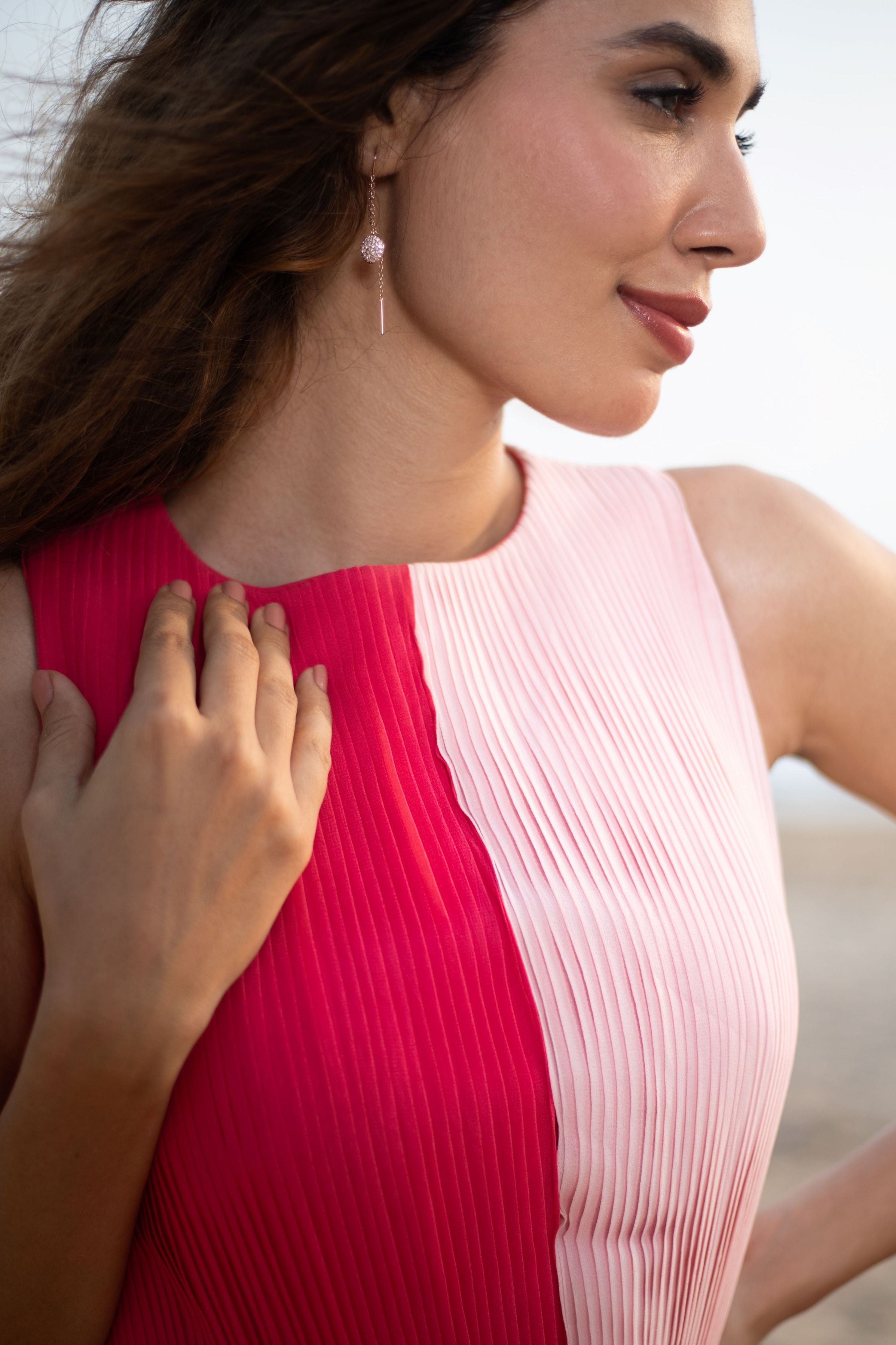 Mia Ocean Pink Duo Dress