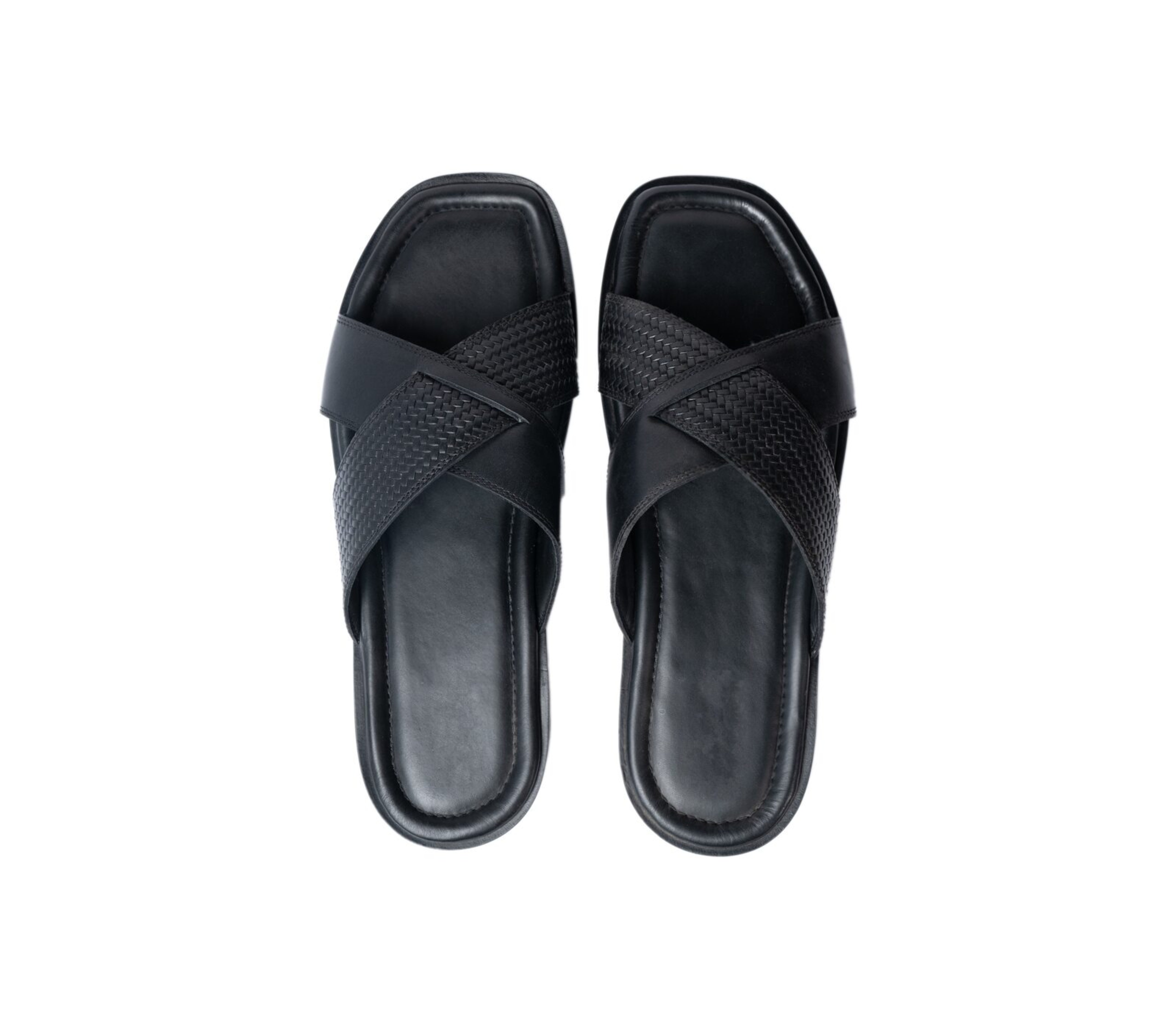 Midnight Cross Sandals