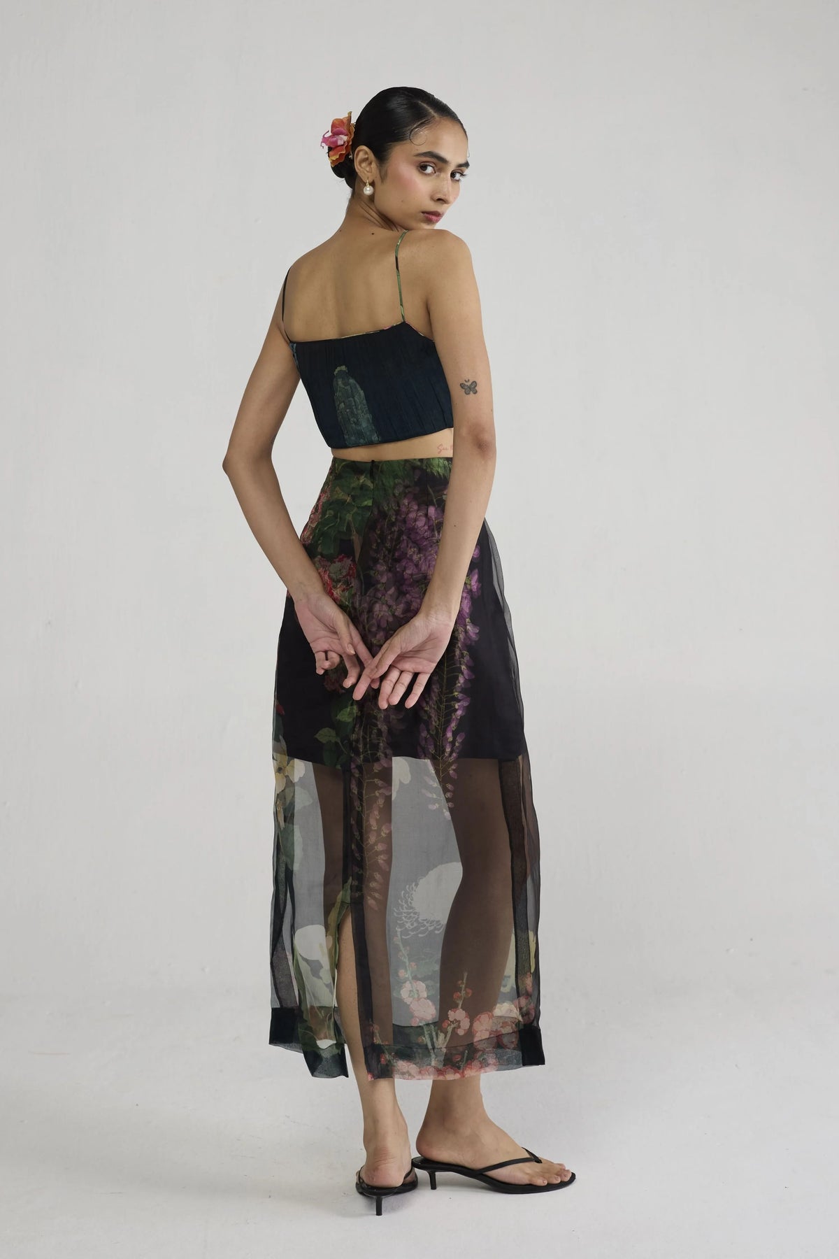 Minori Bralette & Organza Skirt Set