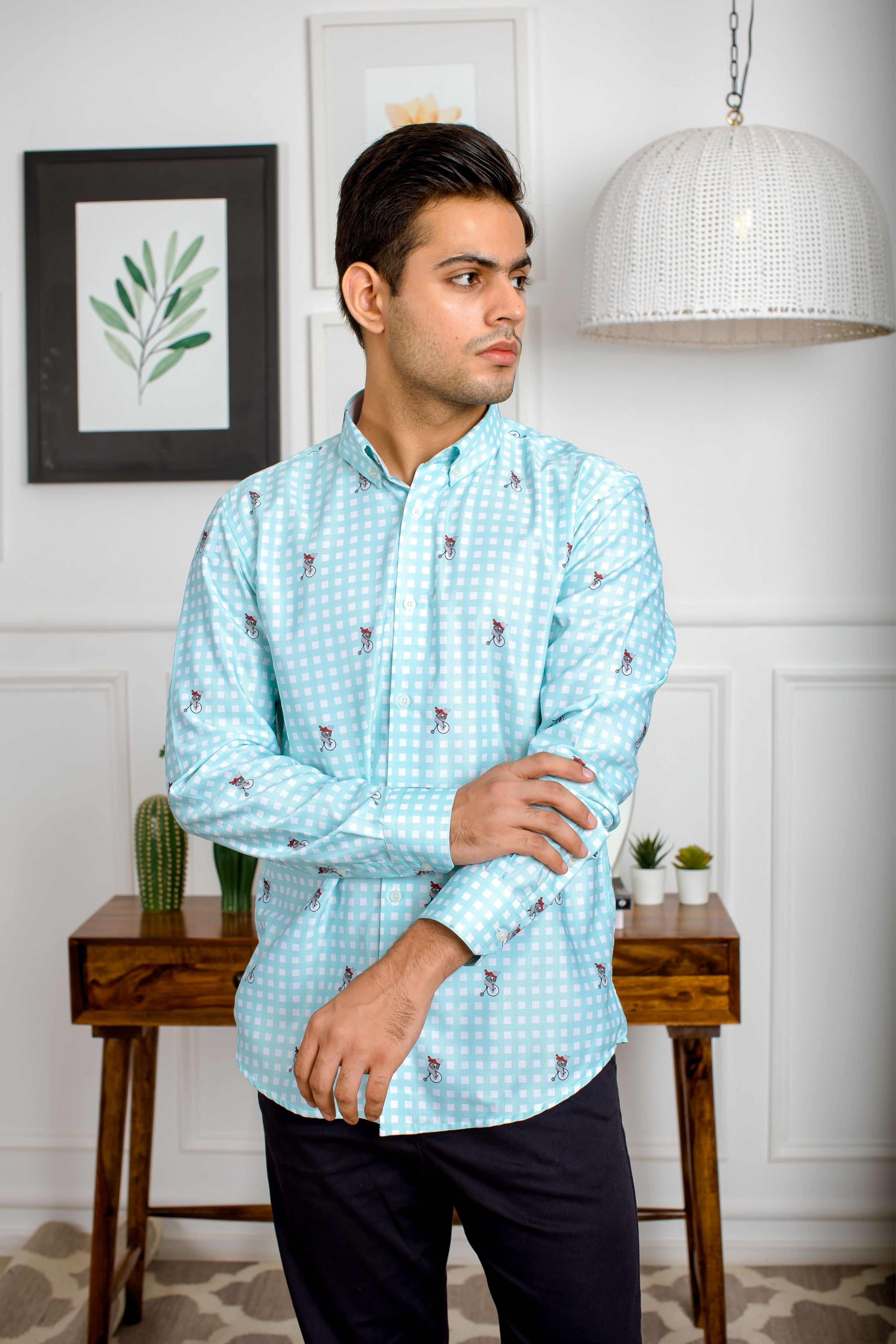 Mr. Penny Farhing- Pure Cotton Shirt