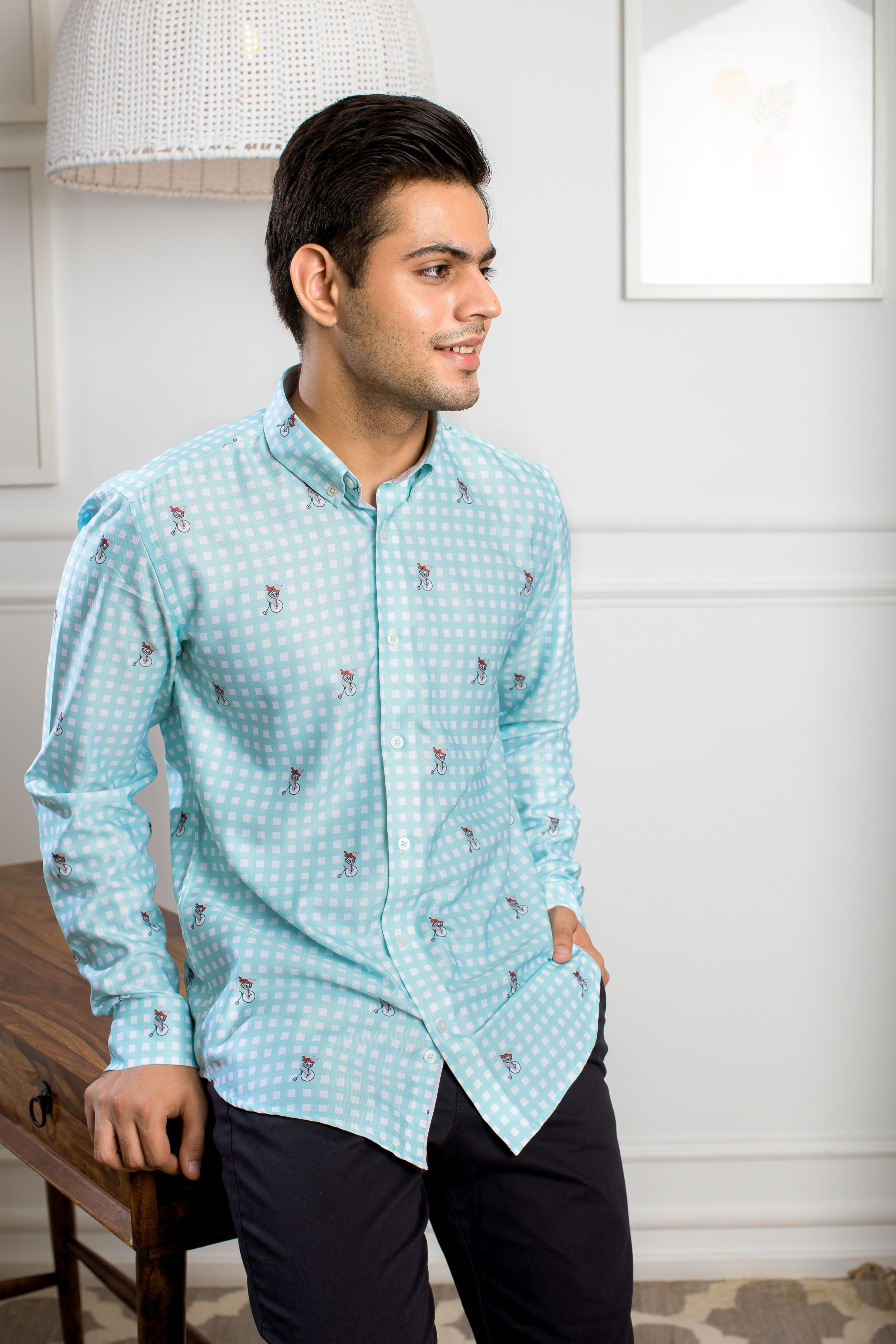Mr. Penny Farhing- Pure Cotton Shirt