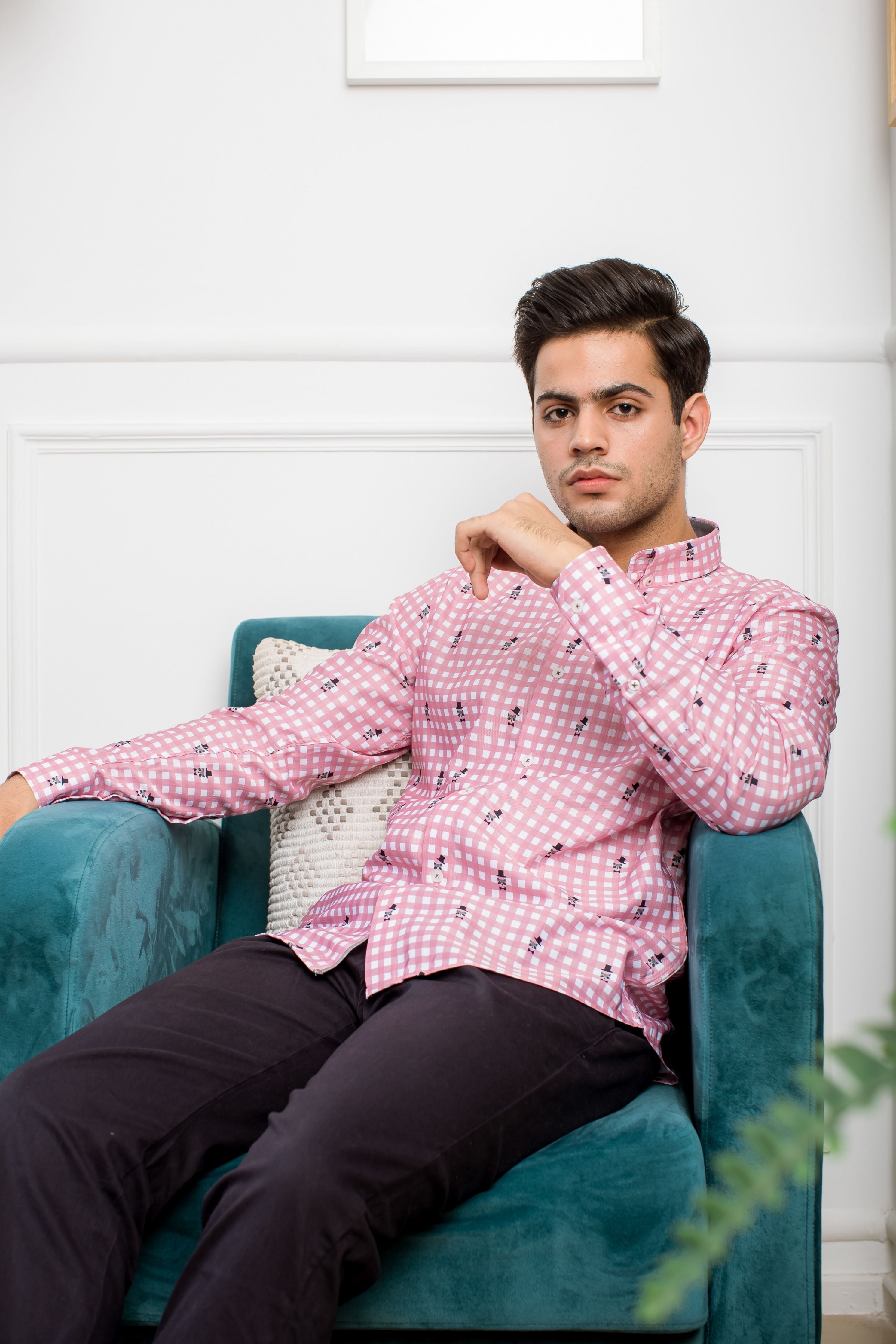 Mr. Pink Fox- Pure Cotton Shirt