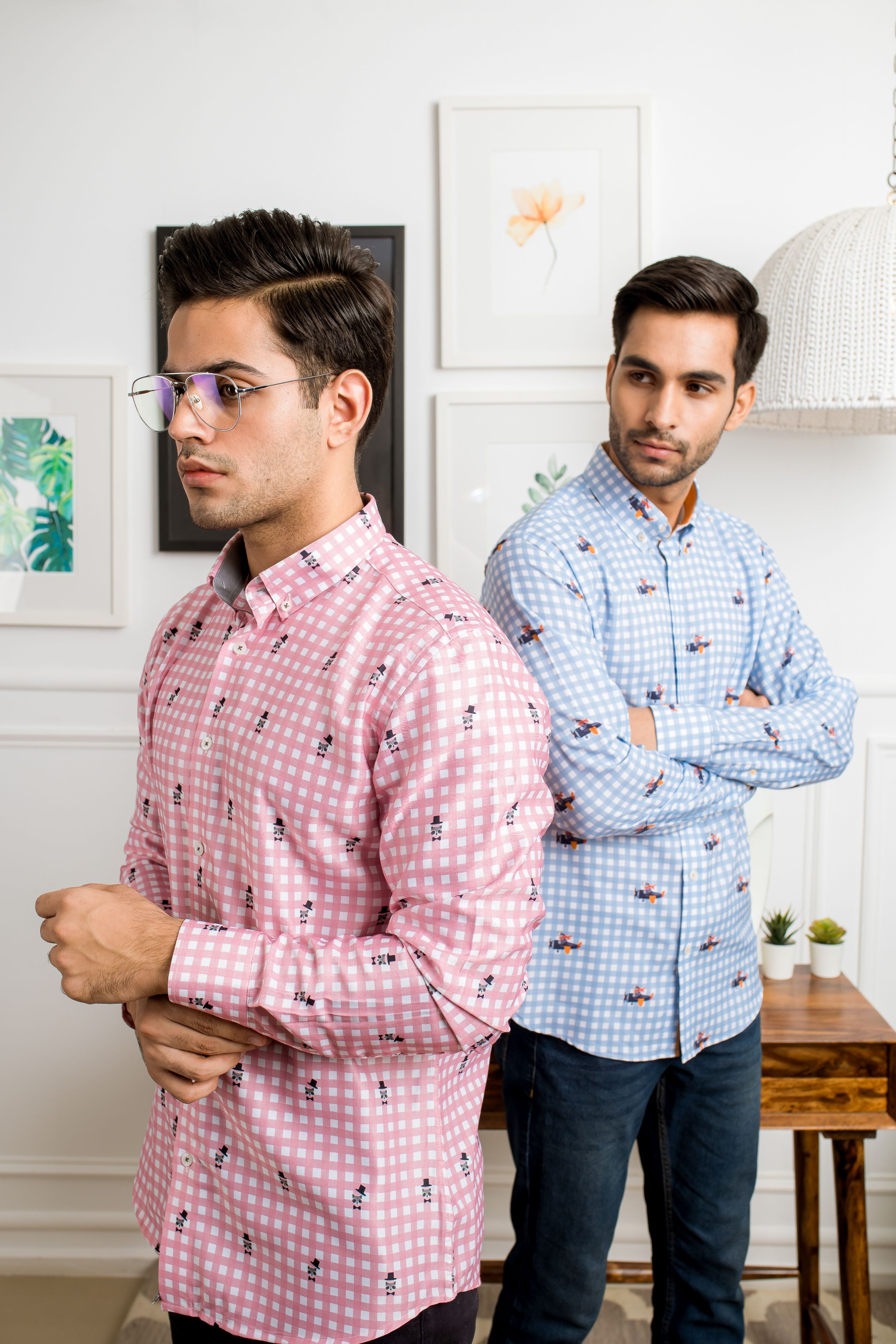 Mr. Pink Fox- Pure Cotton Shirt