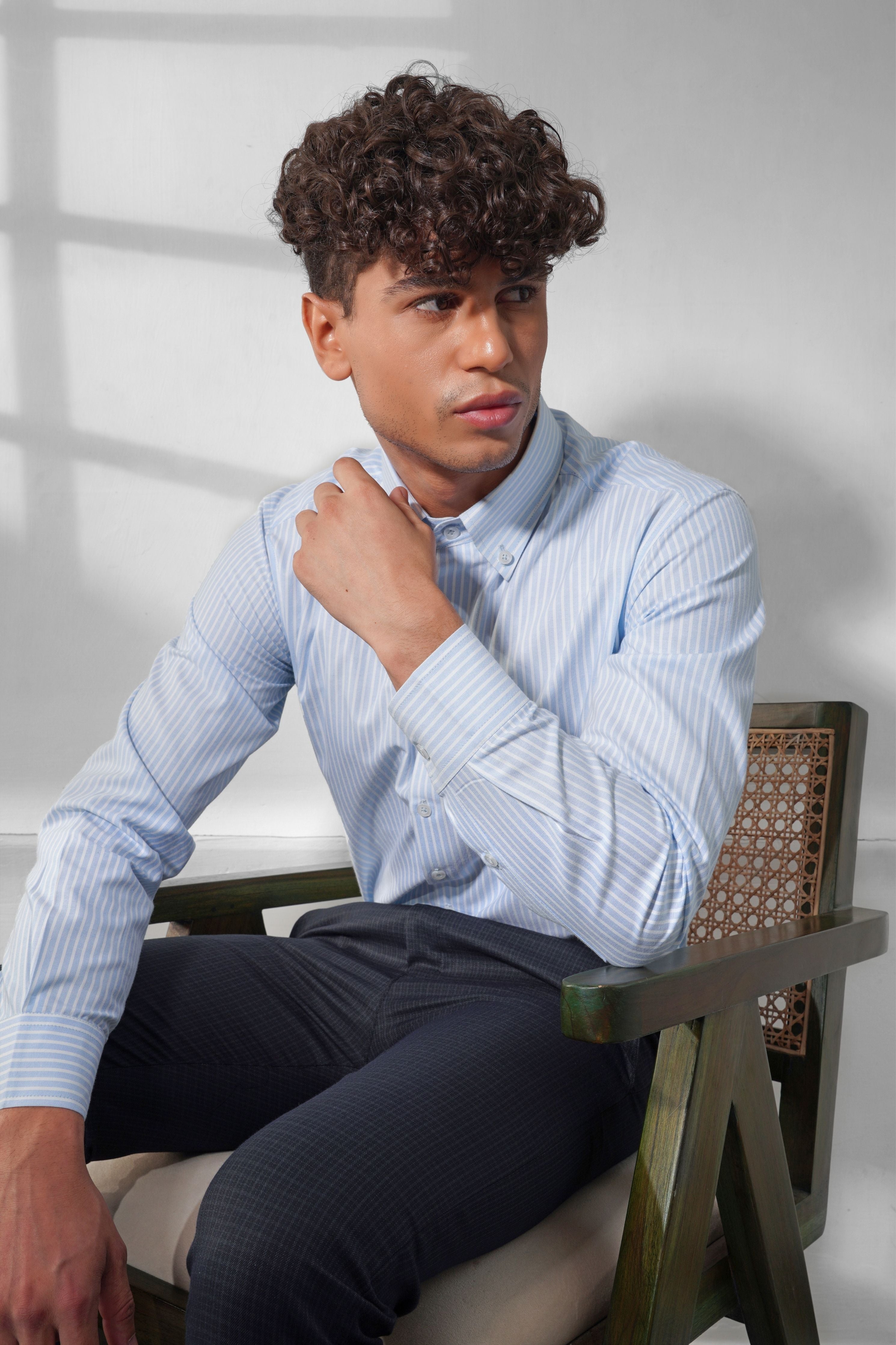 Mr. Techie Oxford Cotton Shirt
