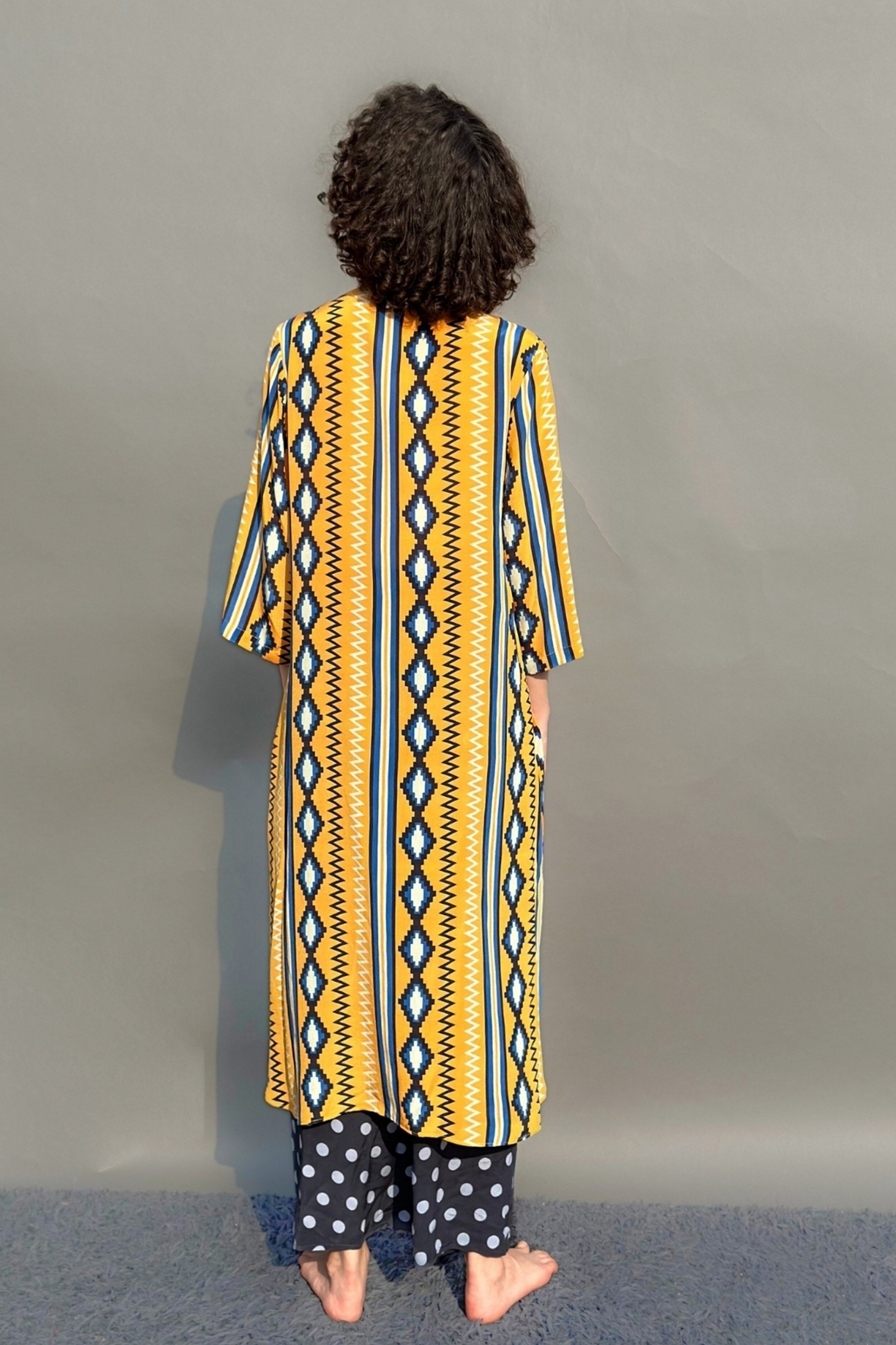 Mustard Tunic Co-Ord Set