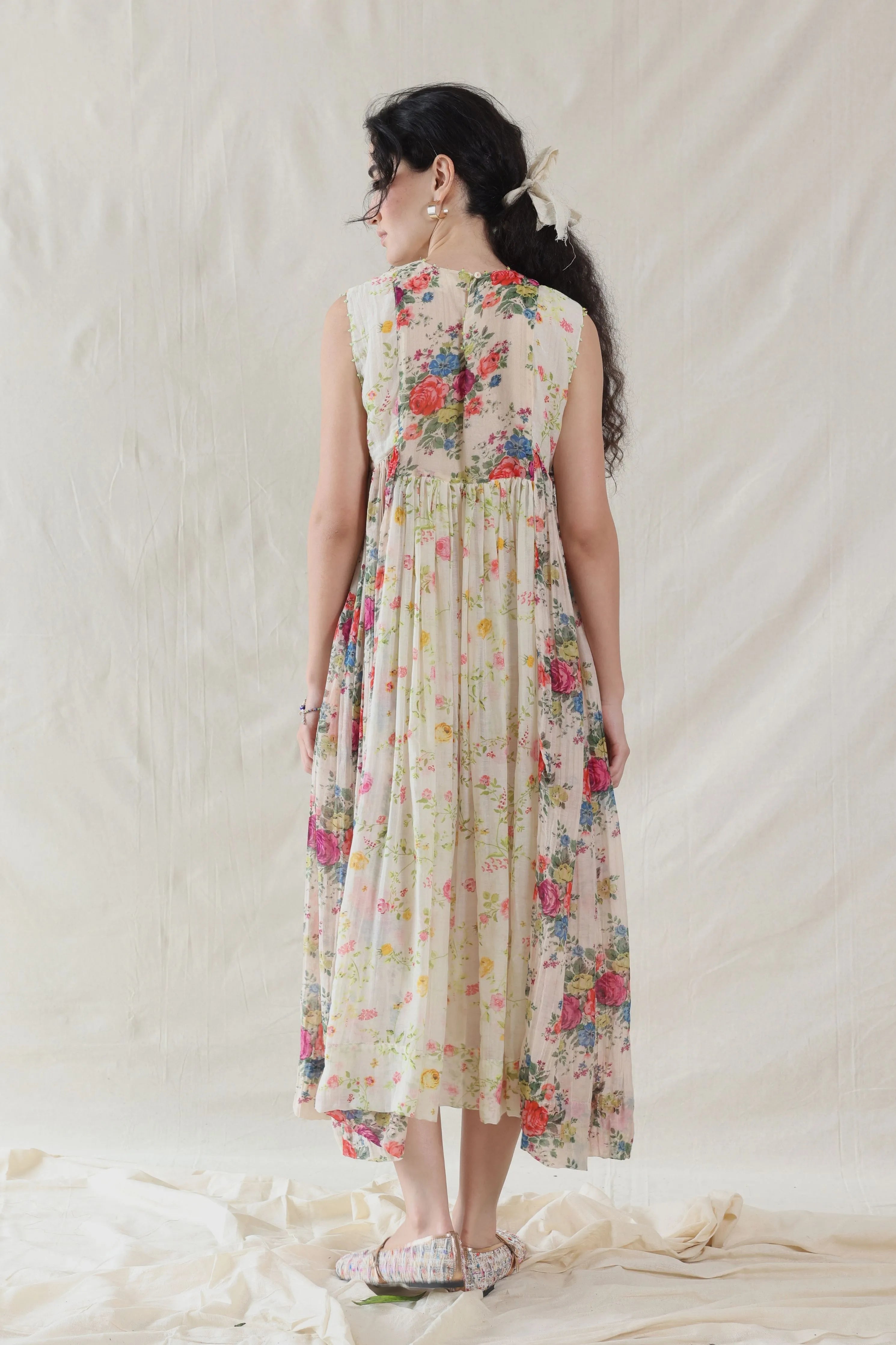 Hand Woven Cotton Silk Dress