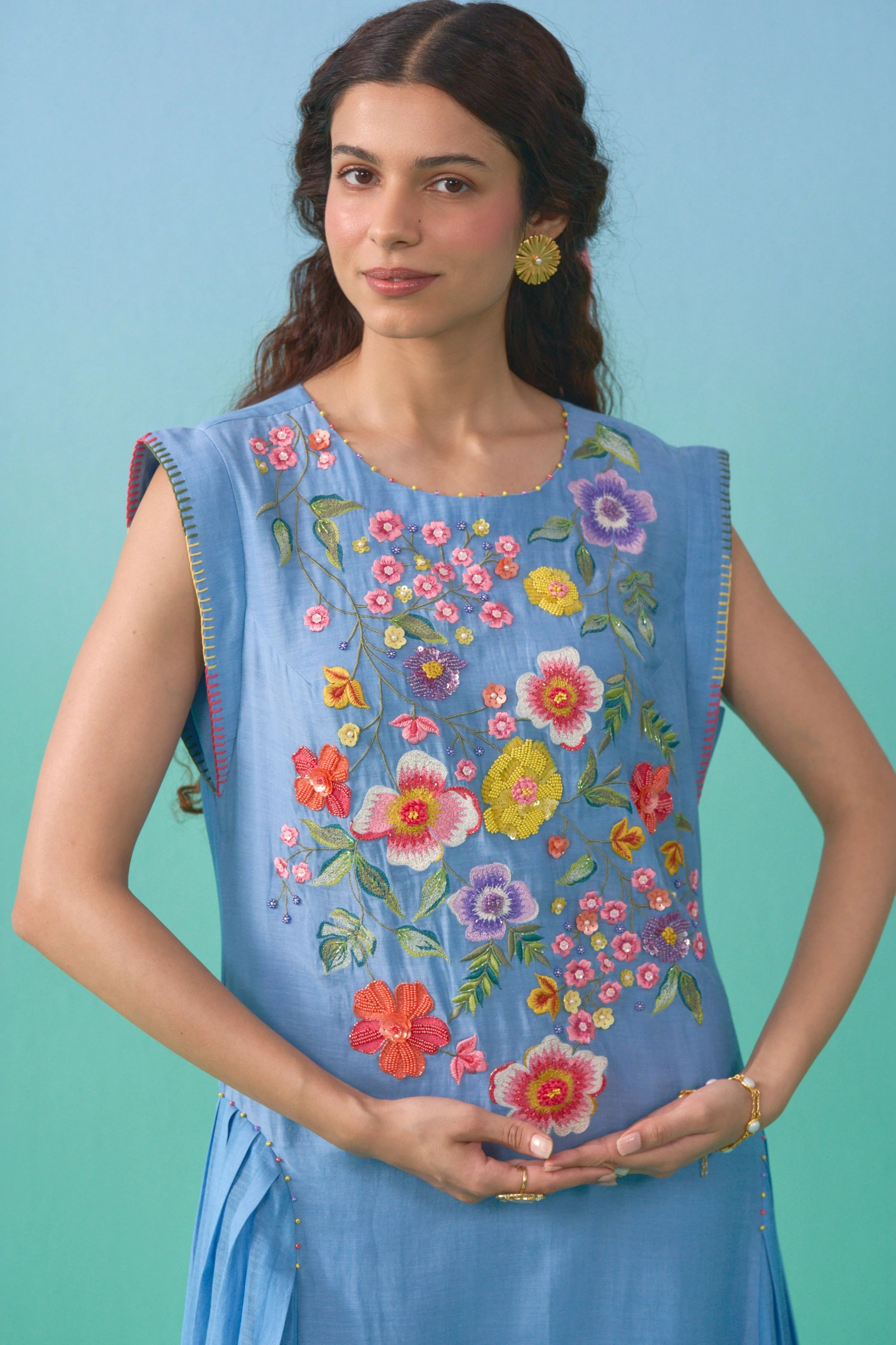 Blue Day Dream Shift Dress