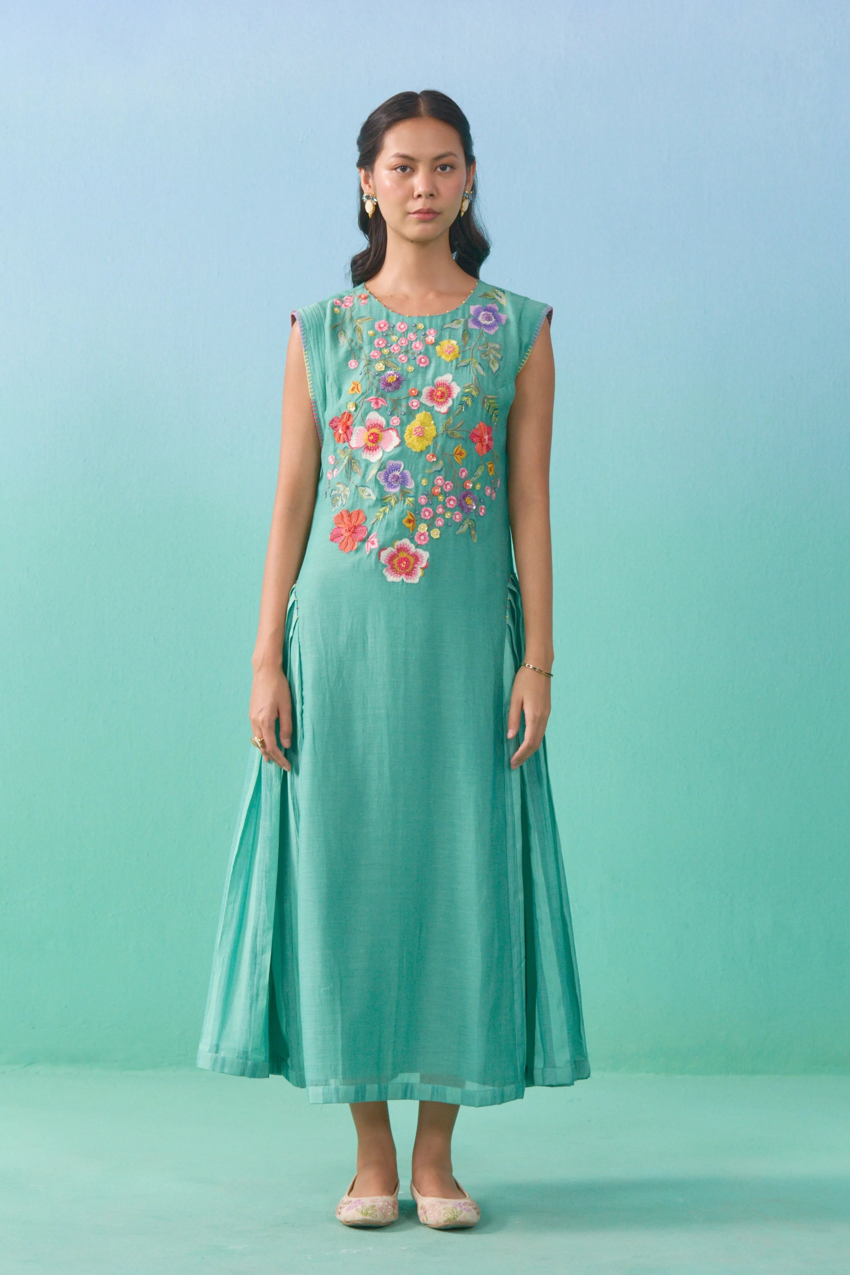 Matcha Green Day Dream Shift Dress