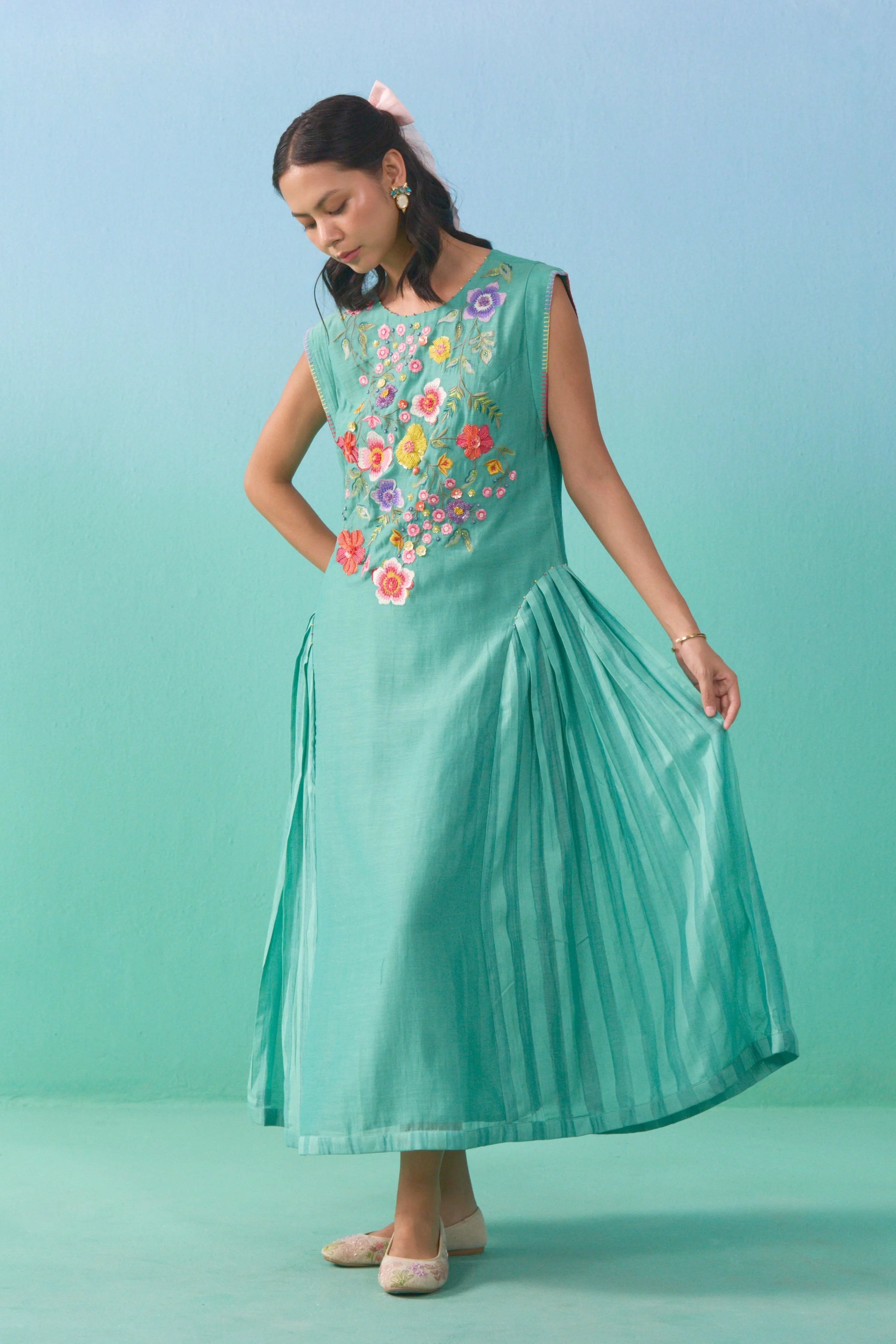 Matcha Green Day Dream Shift Dress