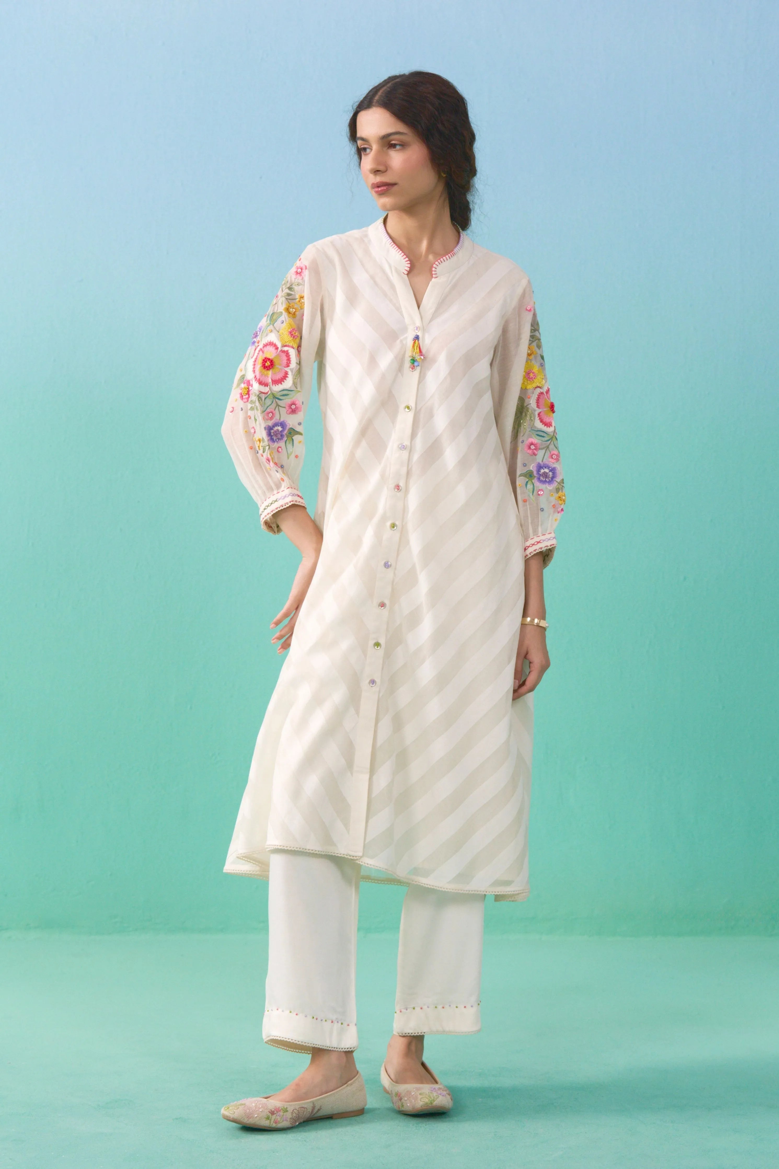 Aasma Button Down Kurta Set