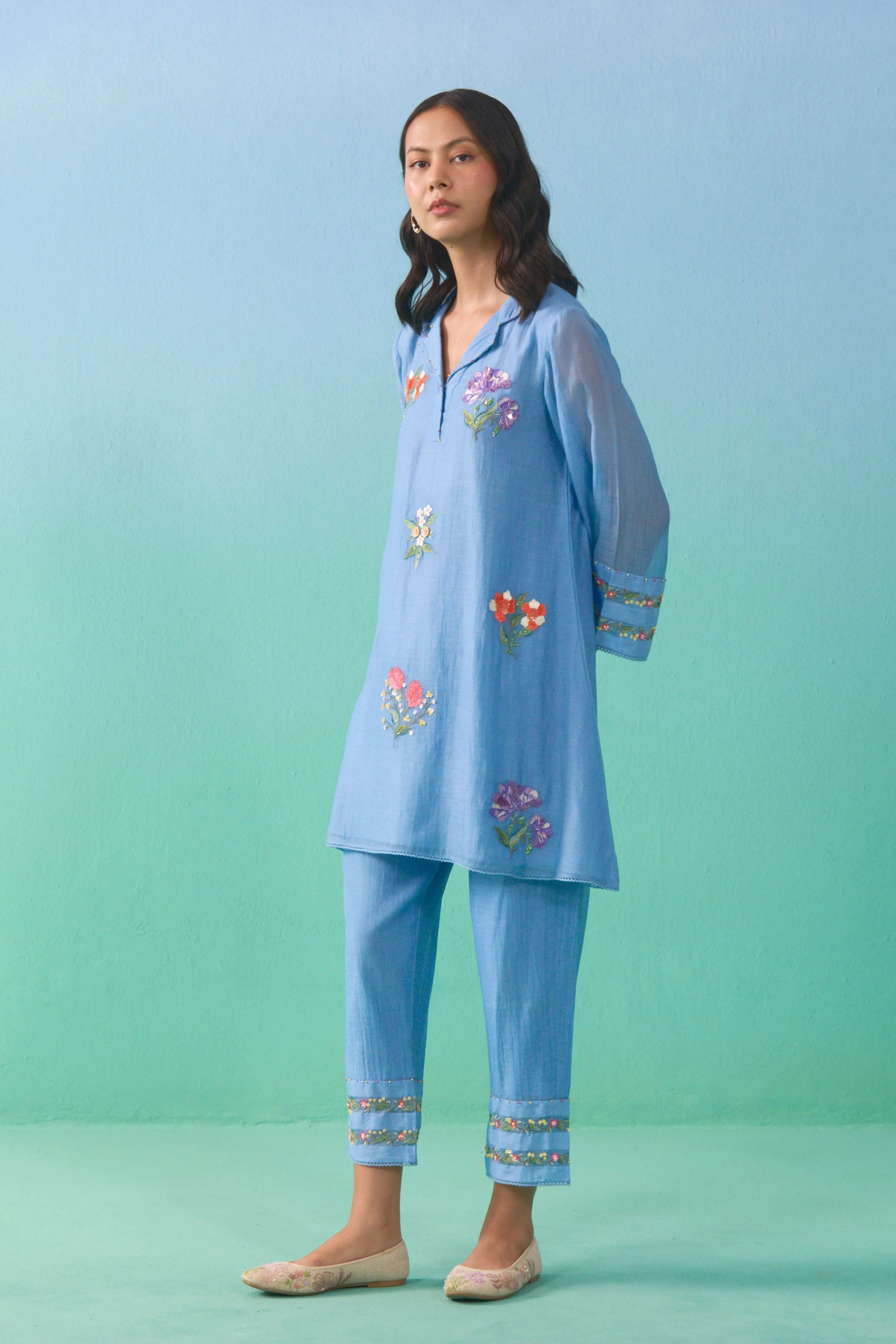 Powder Blue Co-ord Set