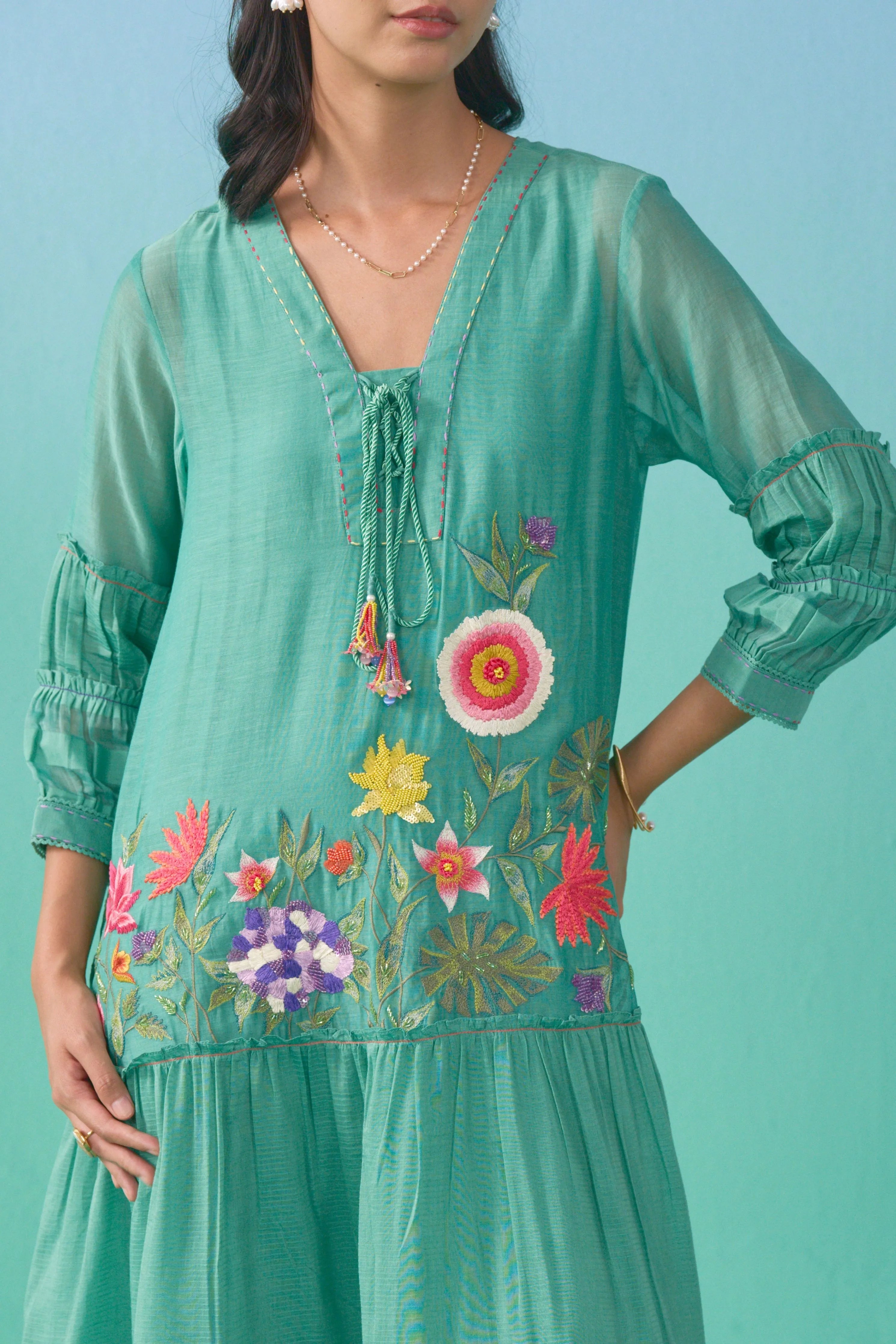 Matcha Lailah Flared Dress