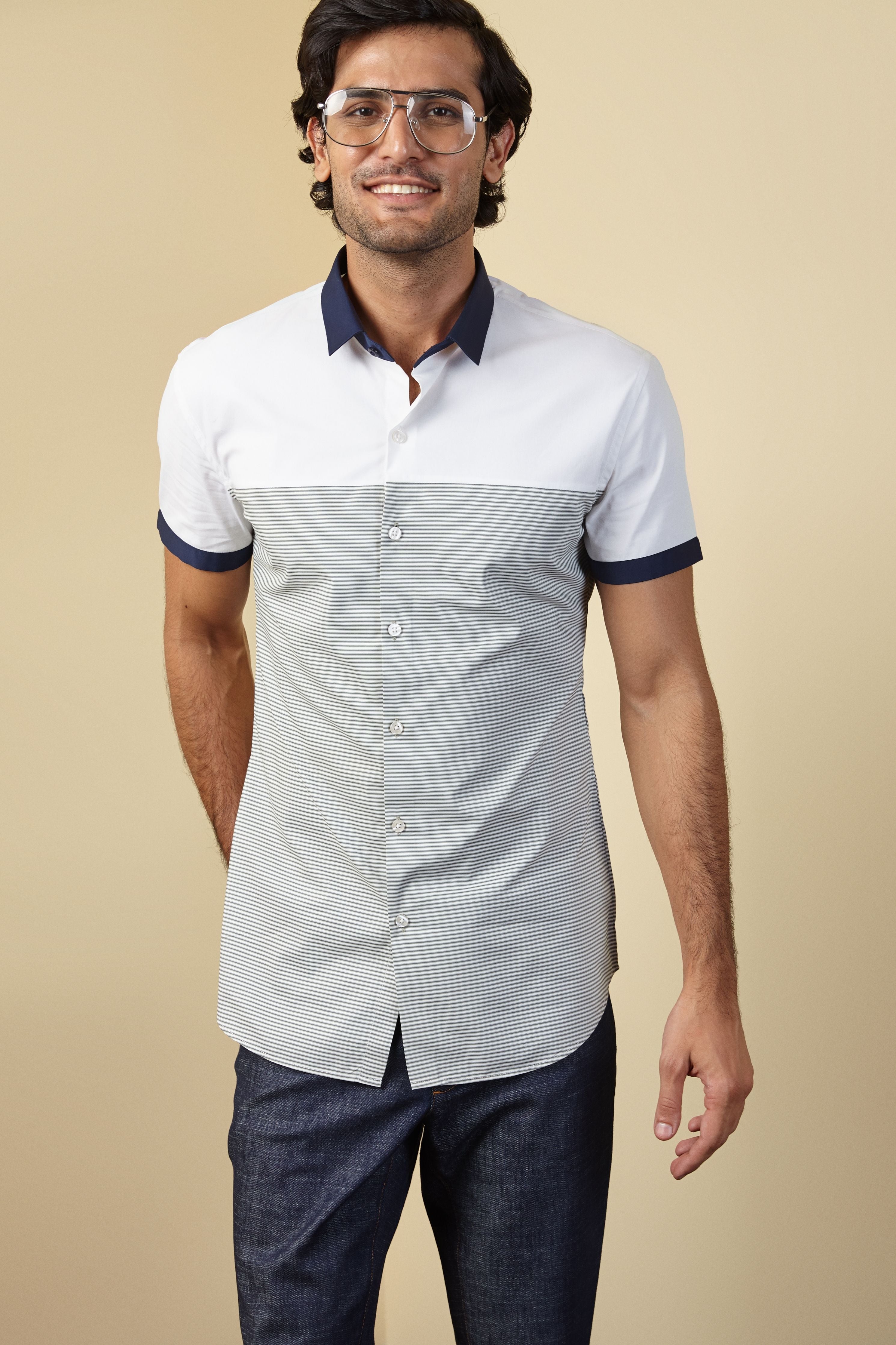 New Strip Panel Shirt