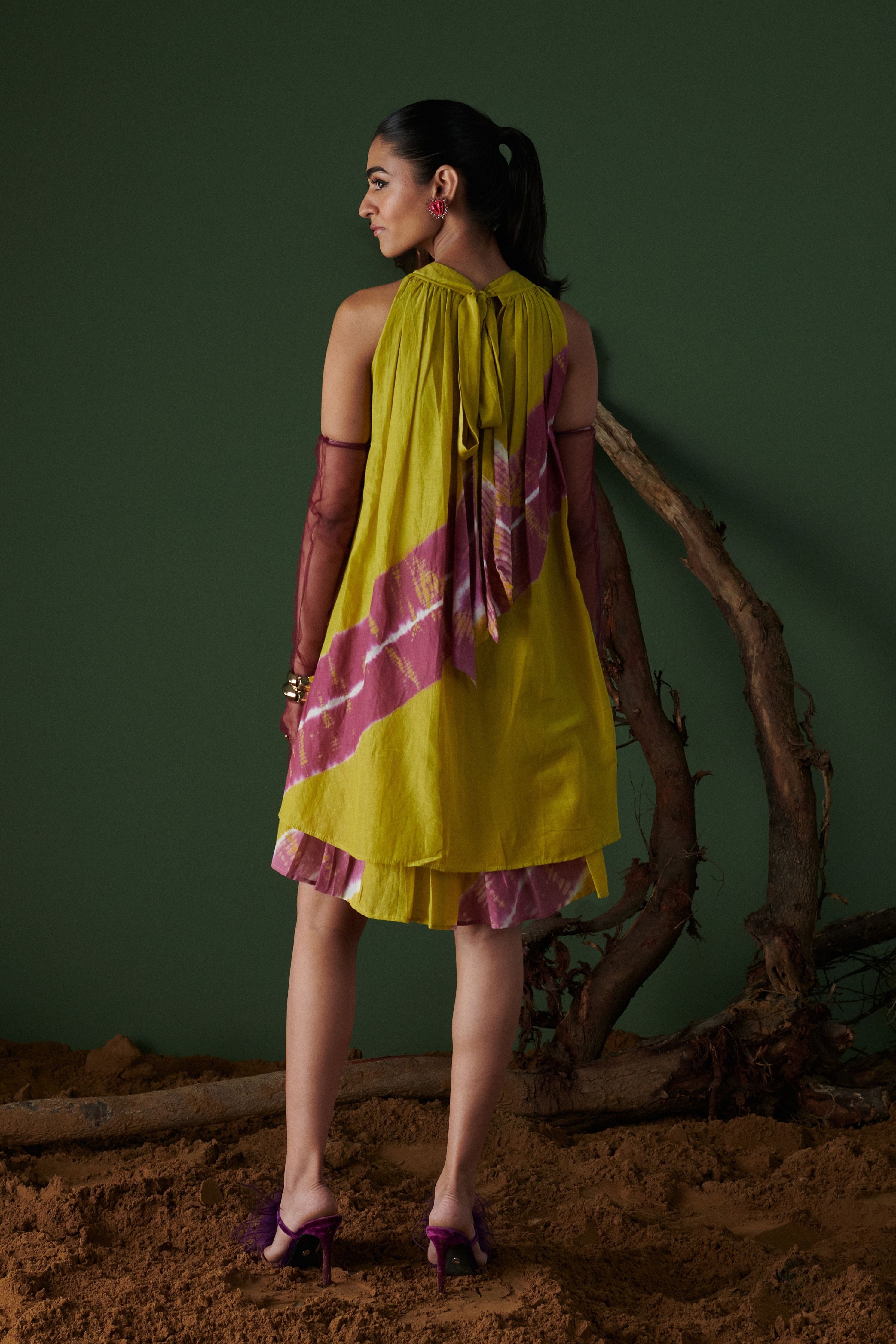 Nimbu Twist Dress