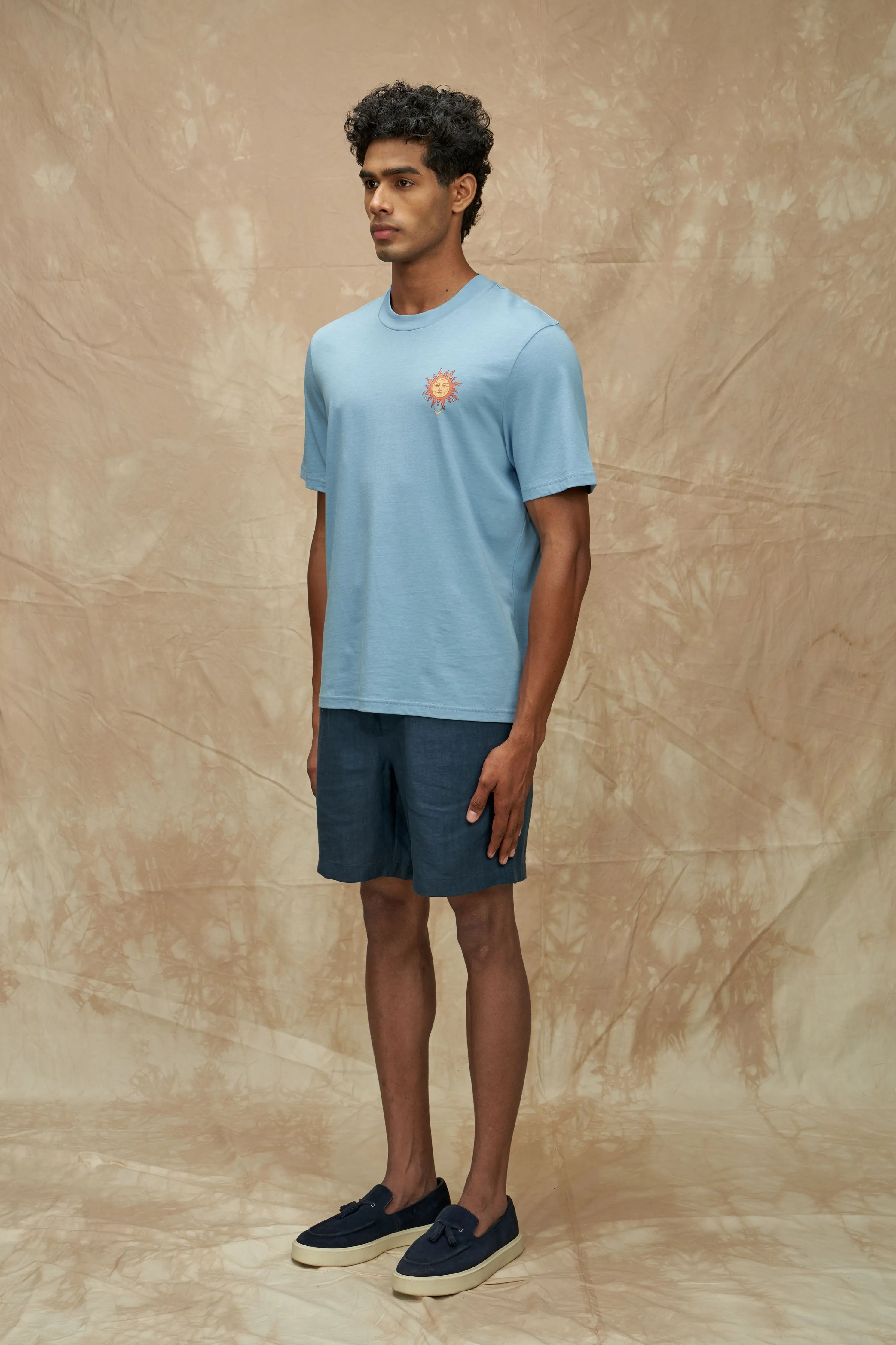 Elasticated Linen Shorts