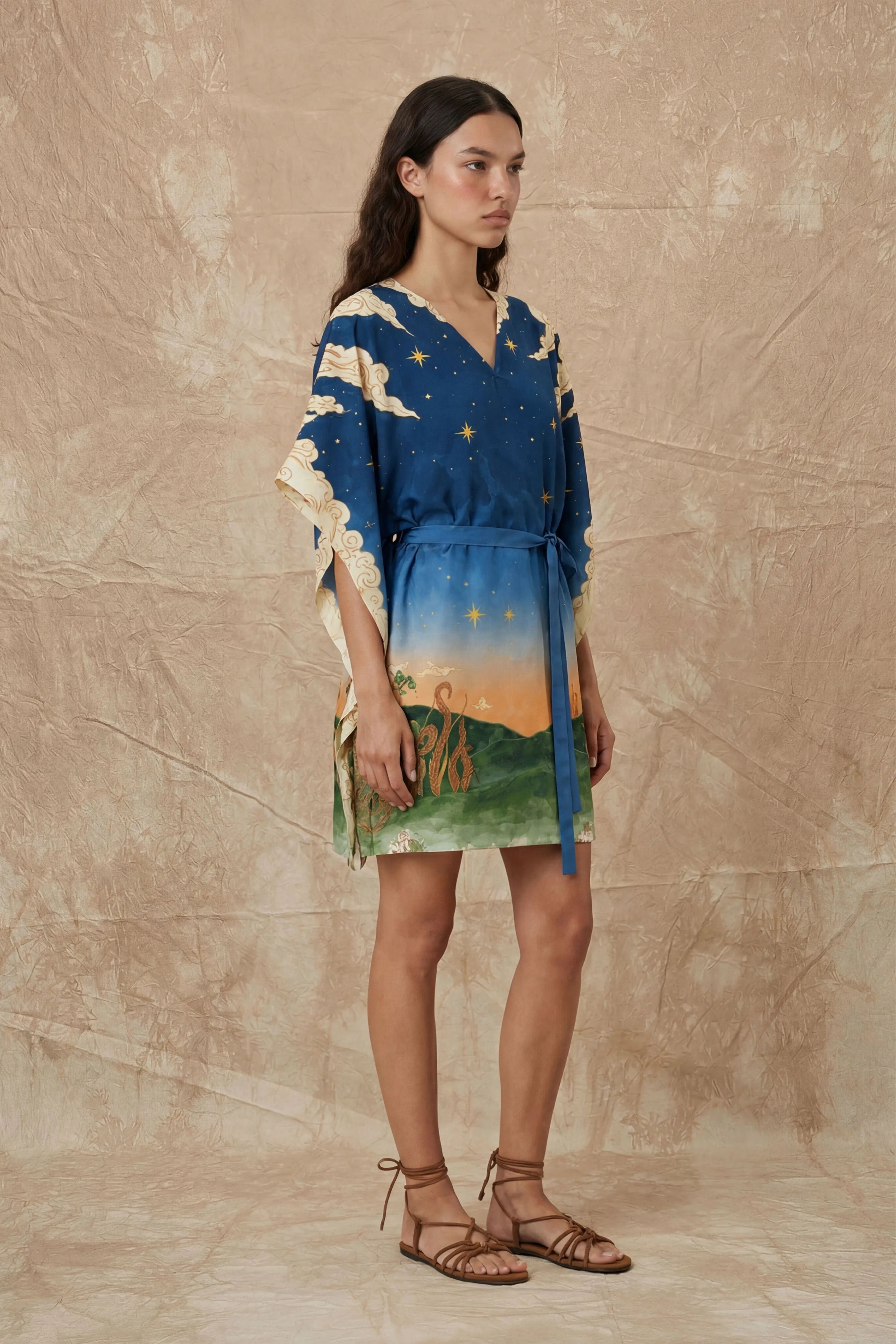 Tree Of Life Wrap Kaftan