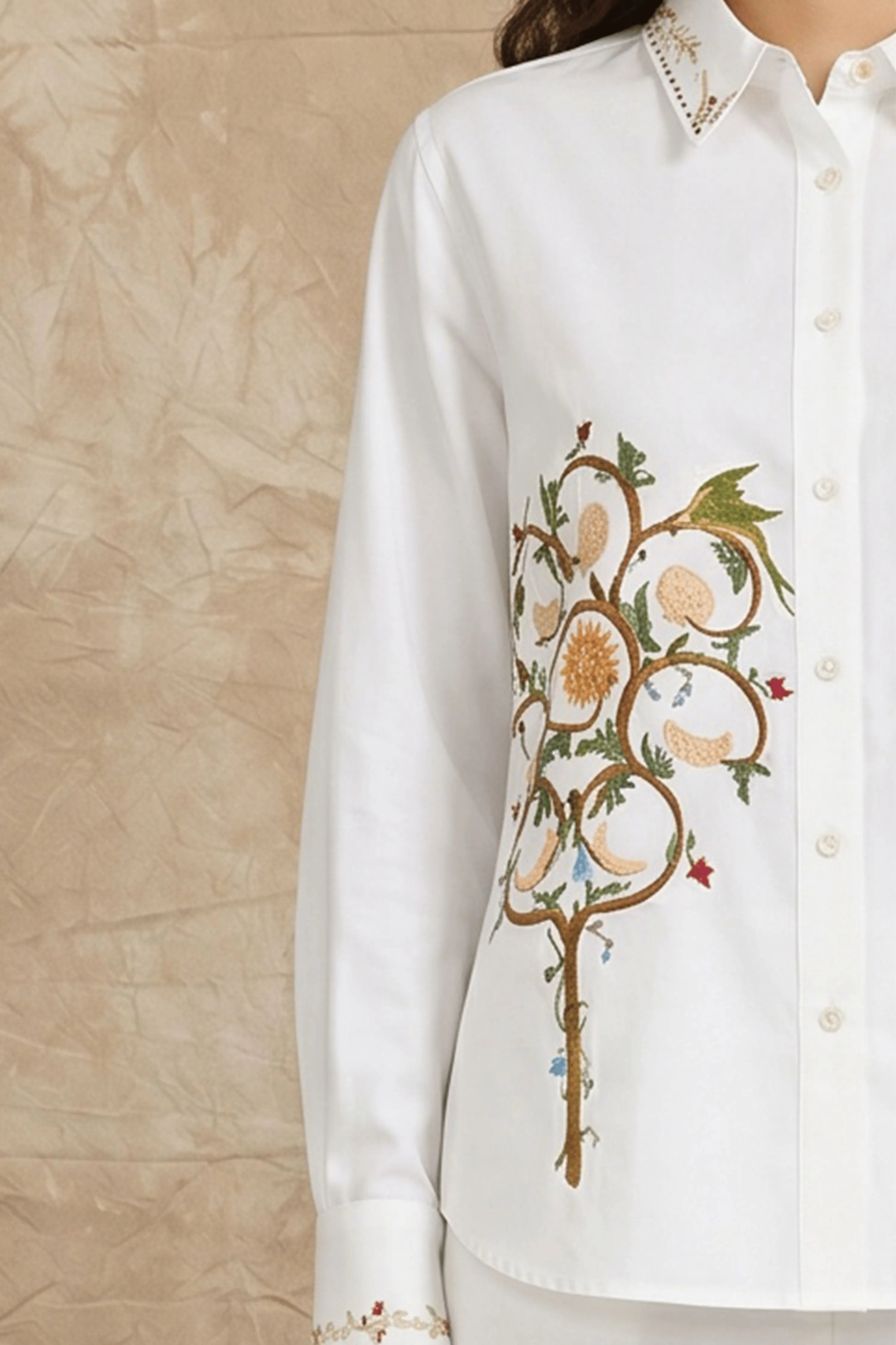 Tree Of Life Tie-Up Shirt