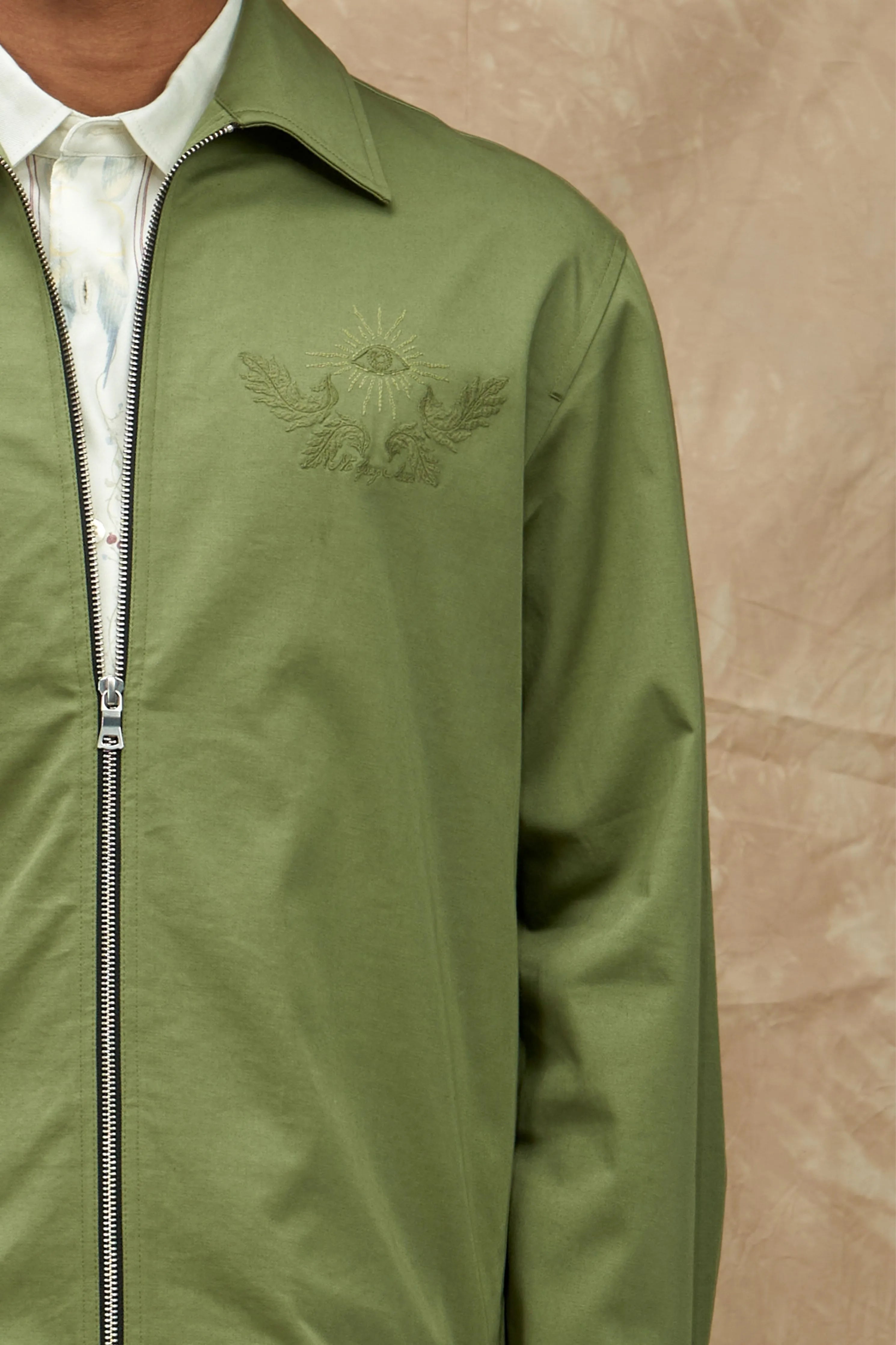 Cosmic Bloom Zip-Up Jacket