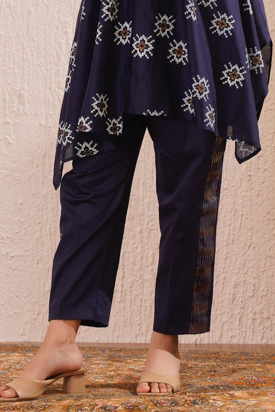 Navy Blue Tunic Set