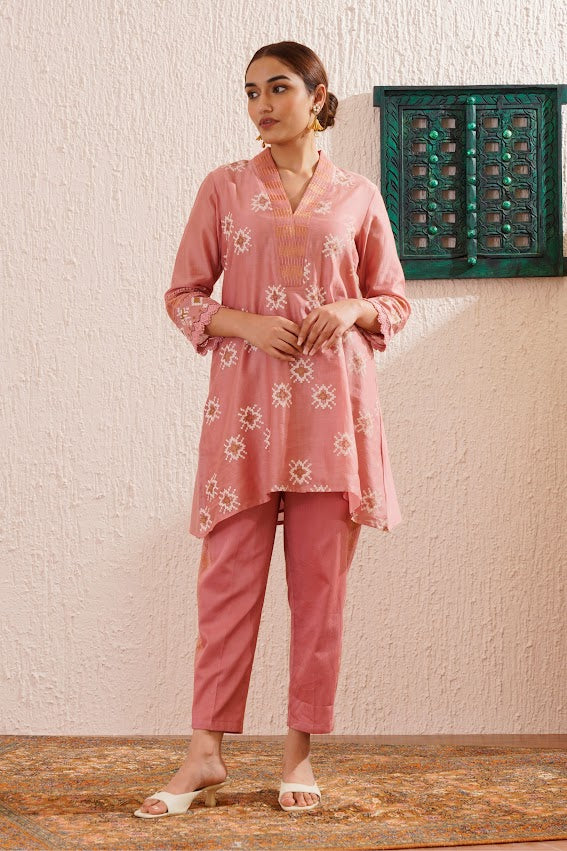 Pink Printed Co-Ord Set
