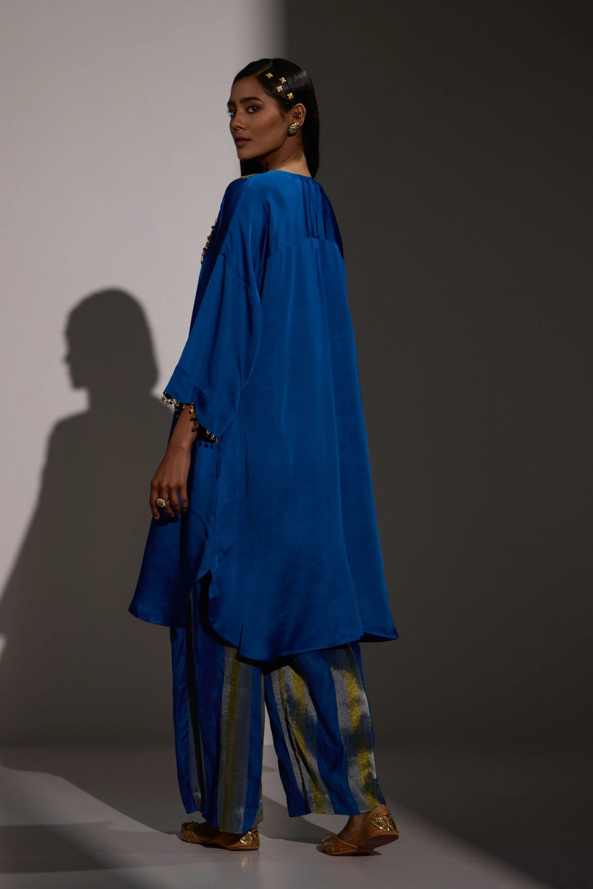 NILAMBARI SET- BLUE