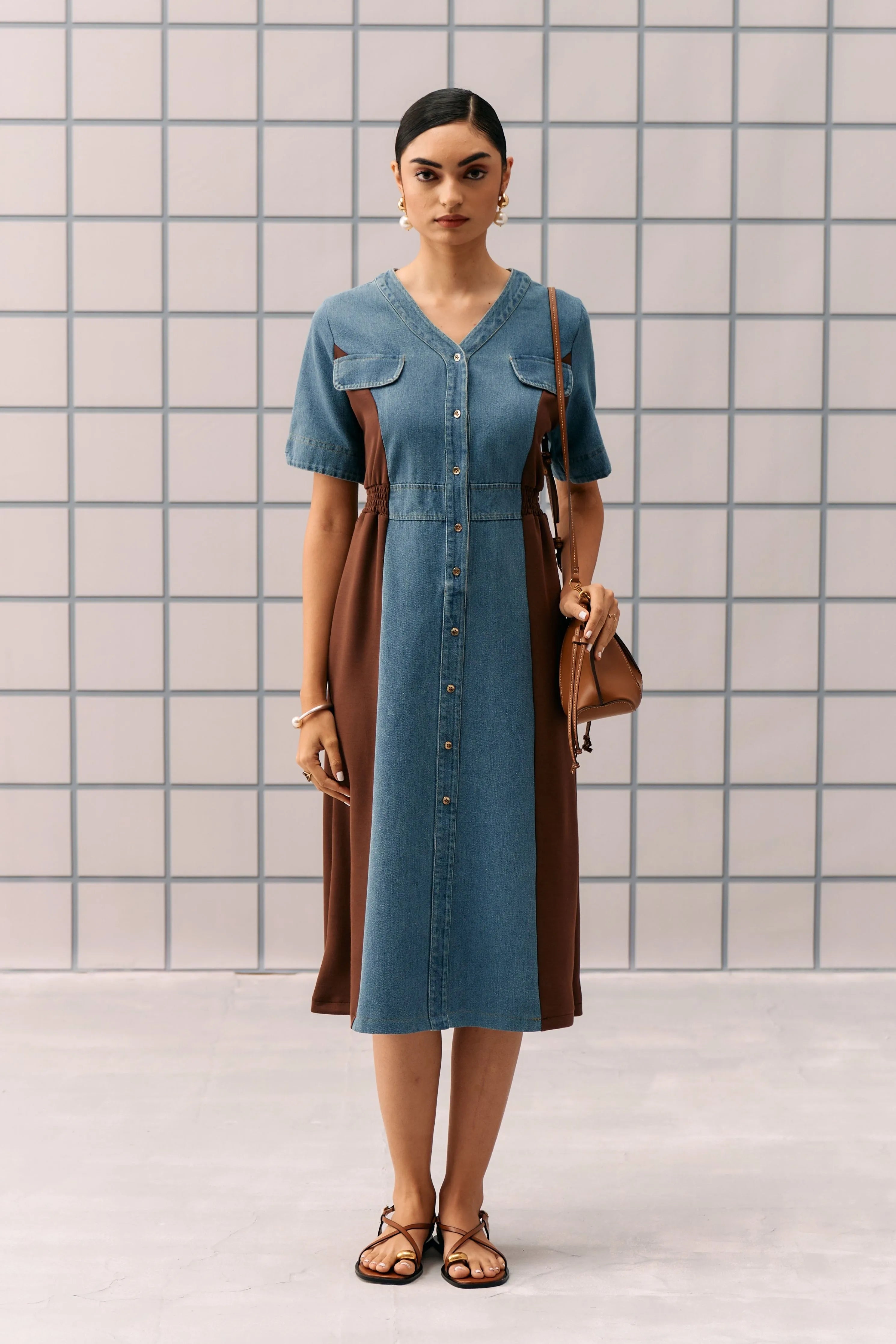Brown Nimala Dress