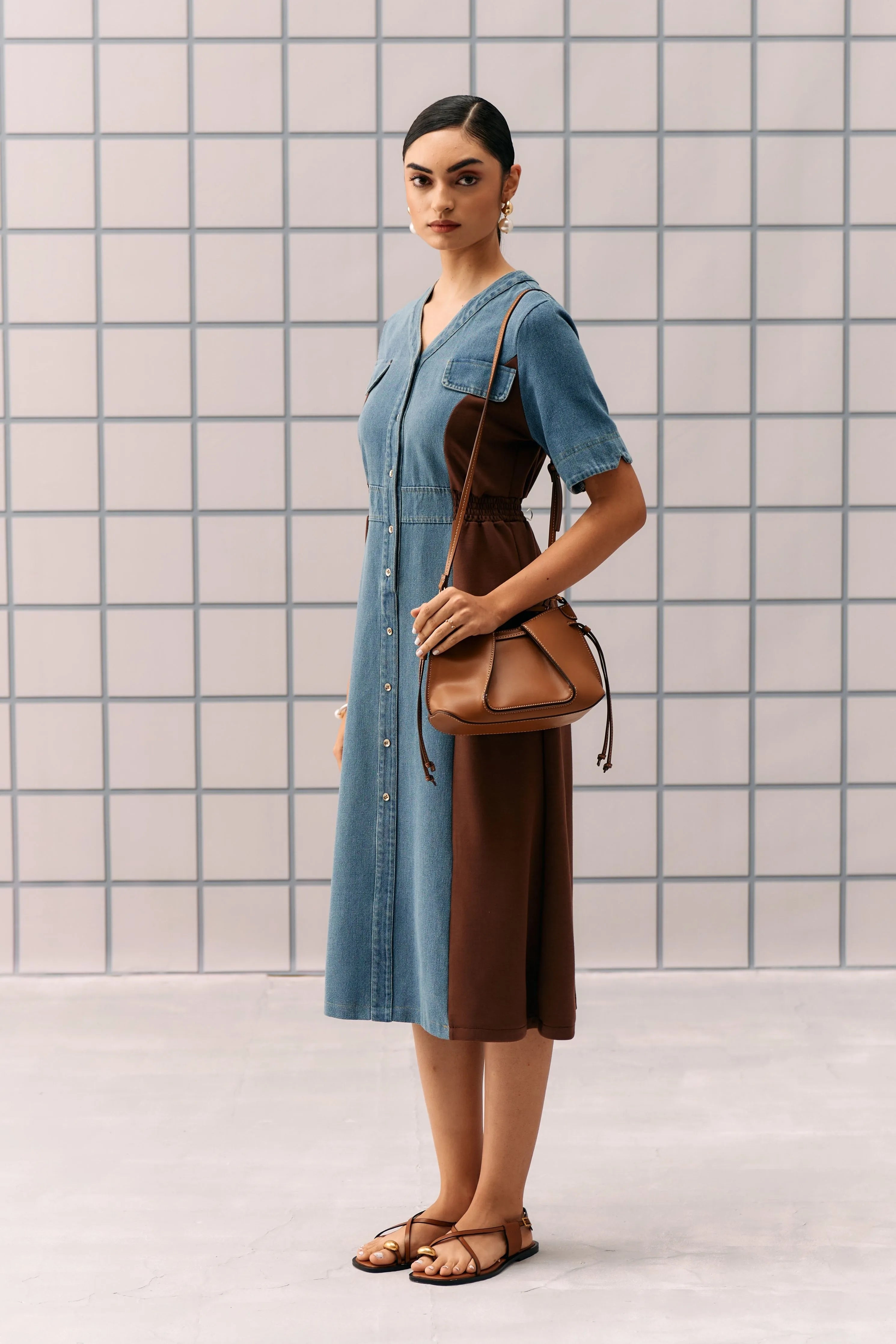 Brown Nimala Dress