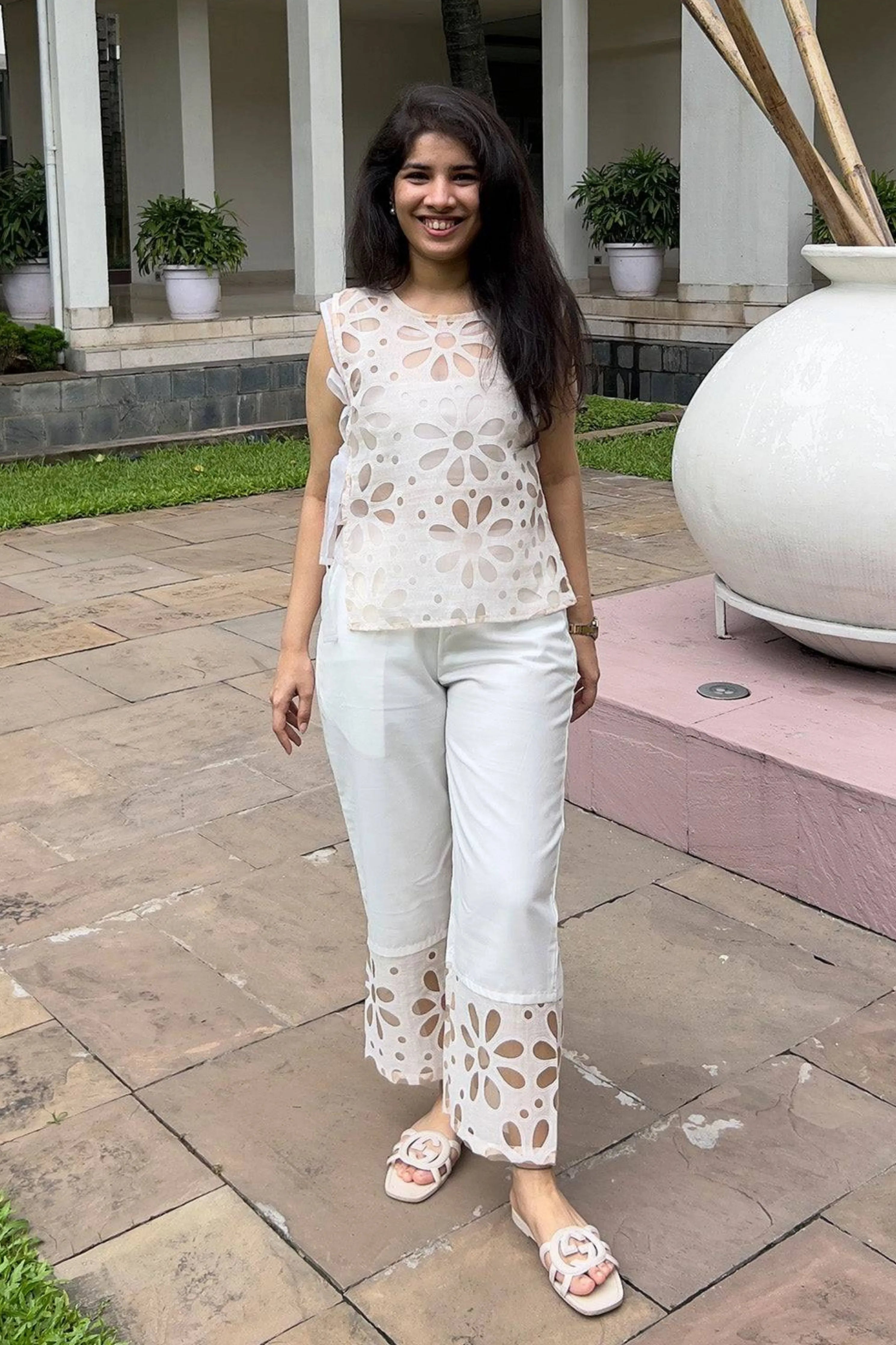 Floral Organza Co-Ord Set