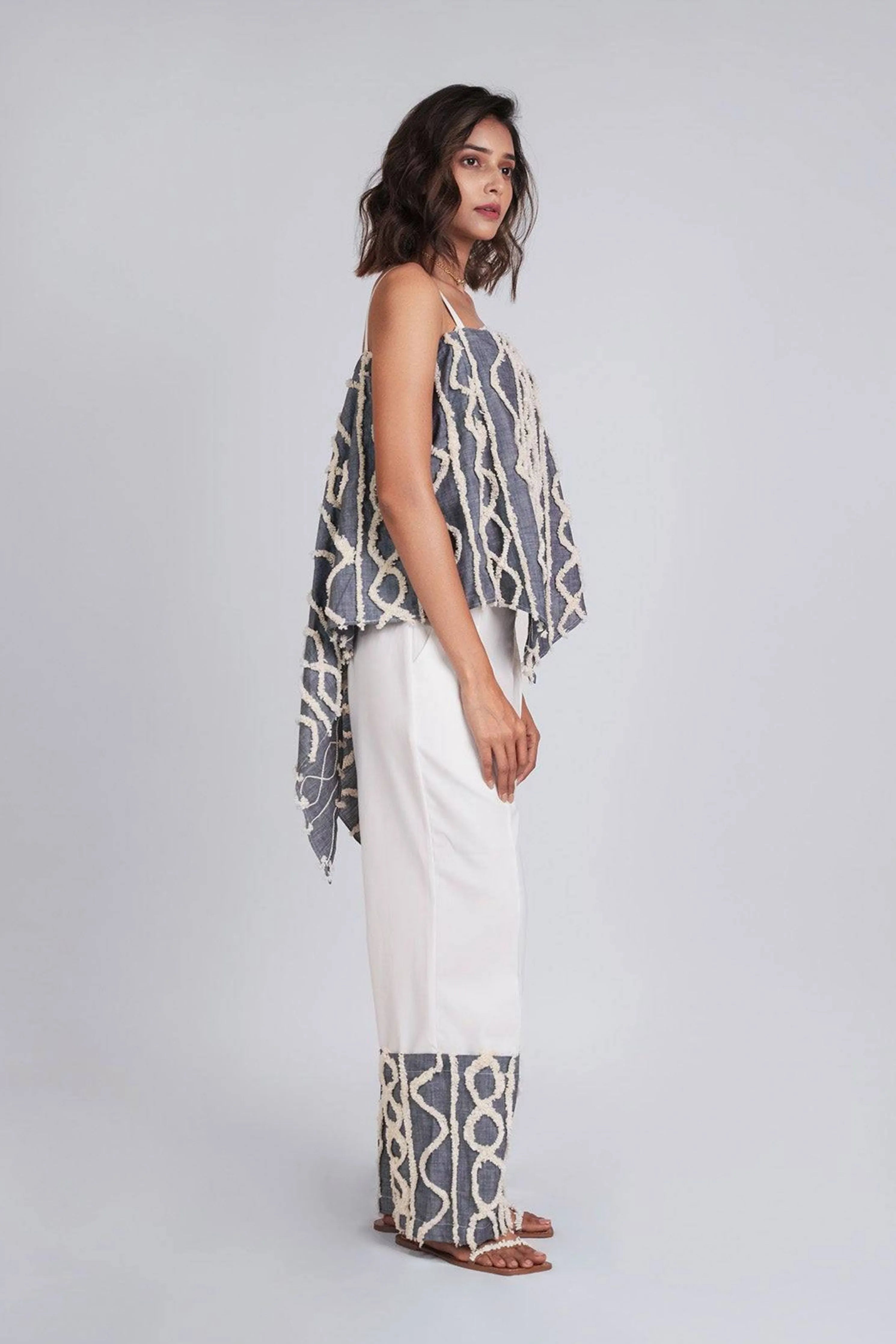 Frayed Denim Co-Ord Set