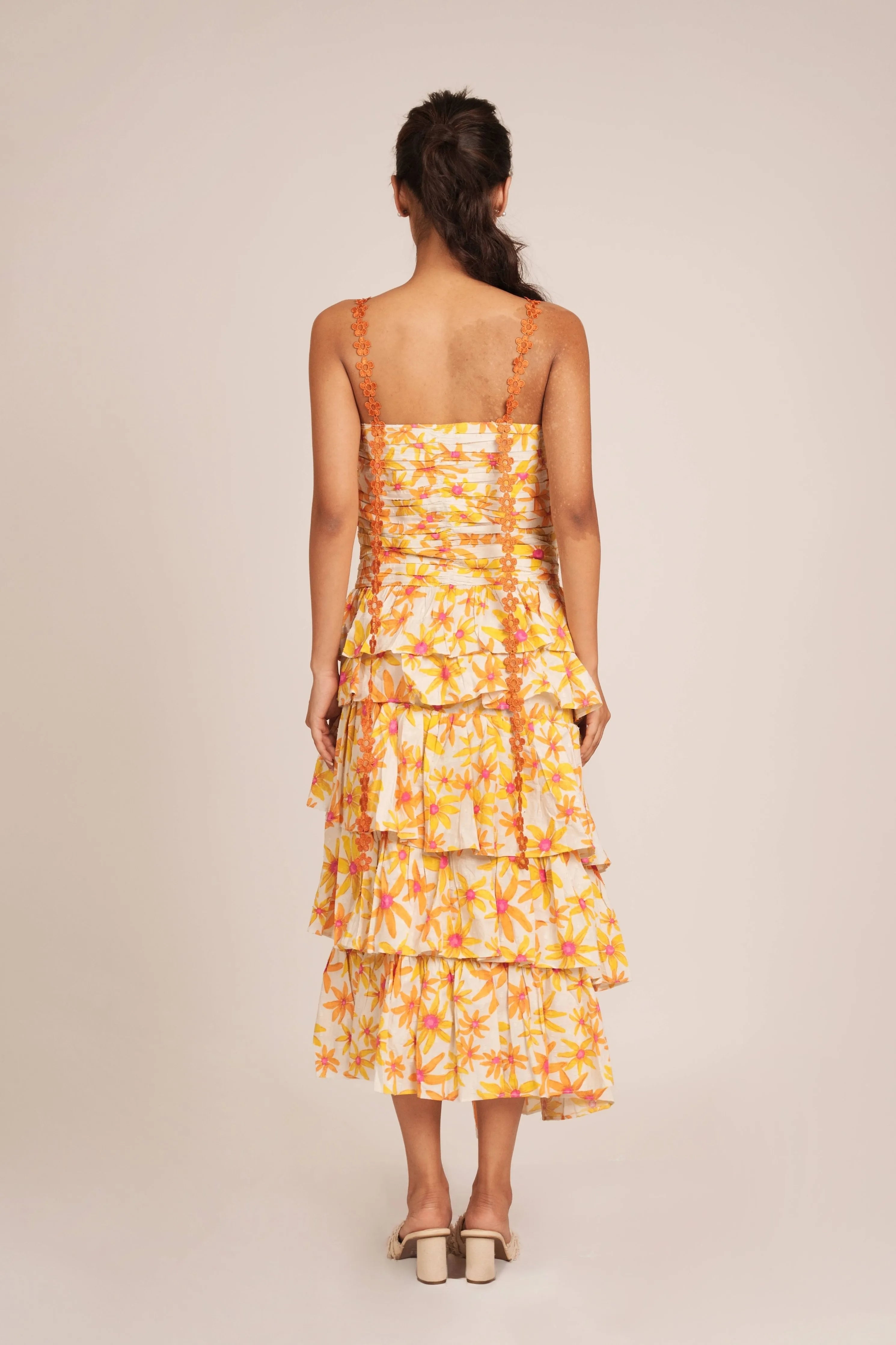 Layered Printed Dress