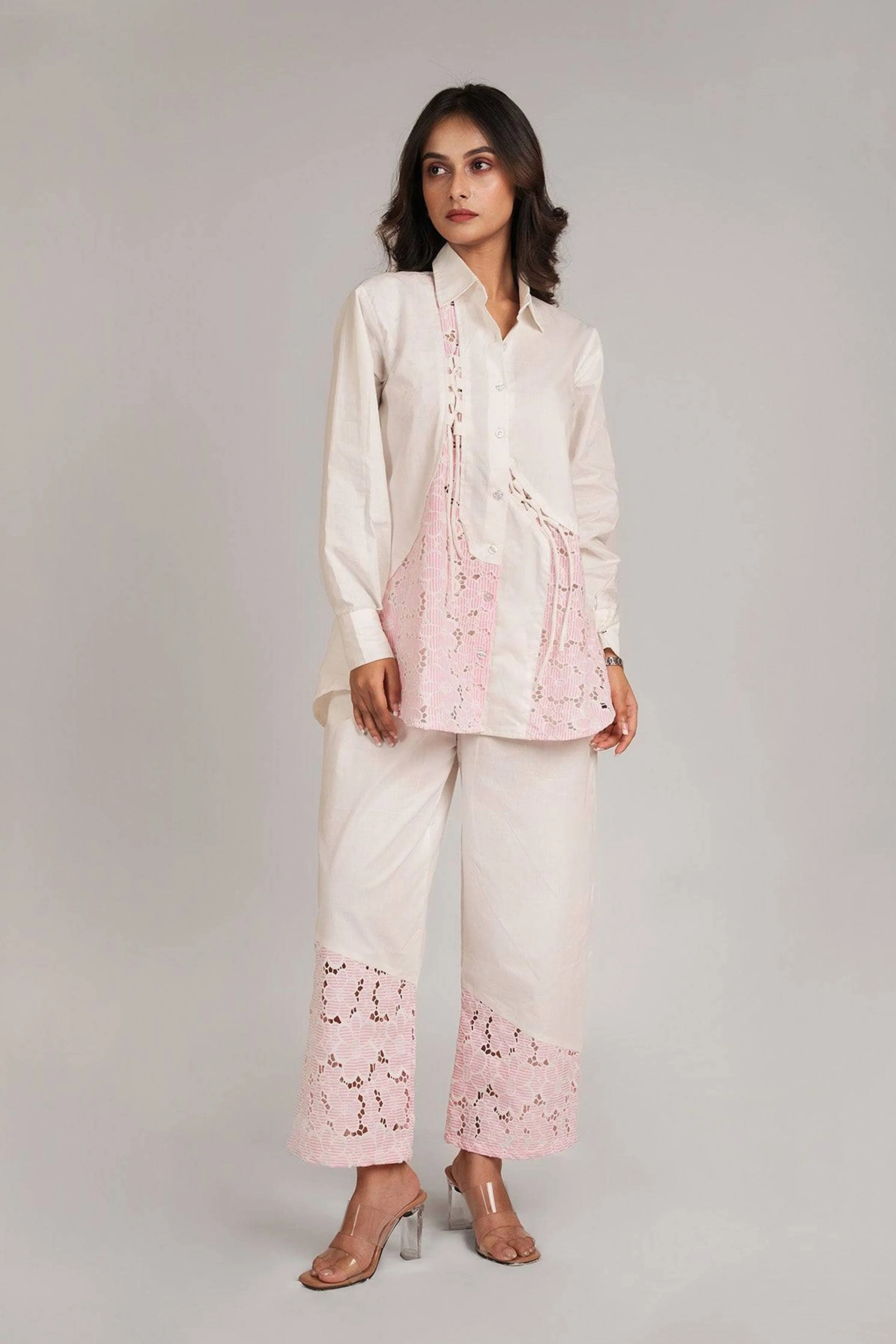 Striped Floral Co-Ord Set