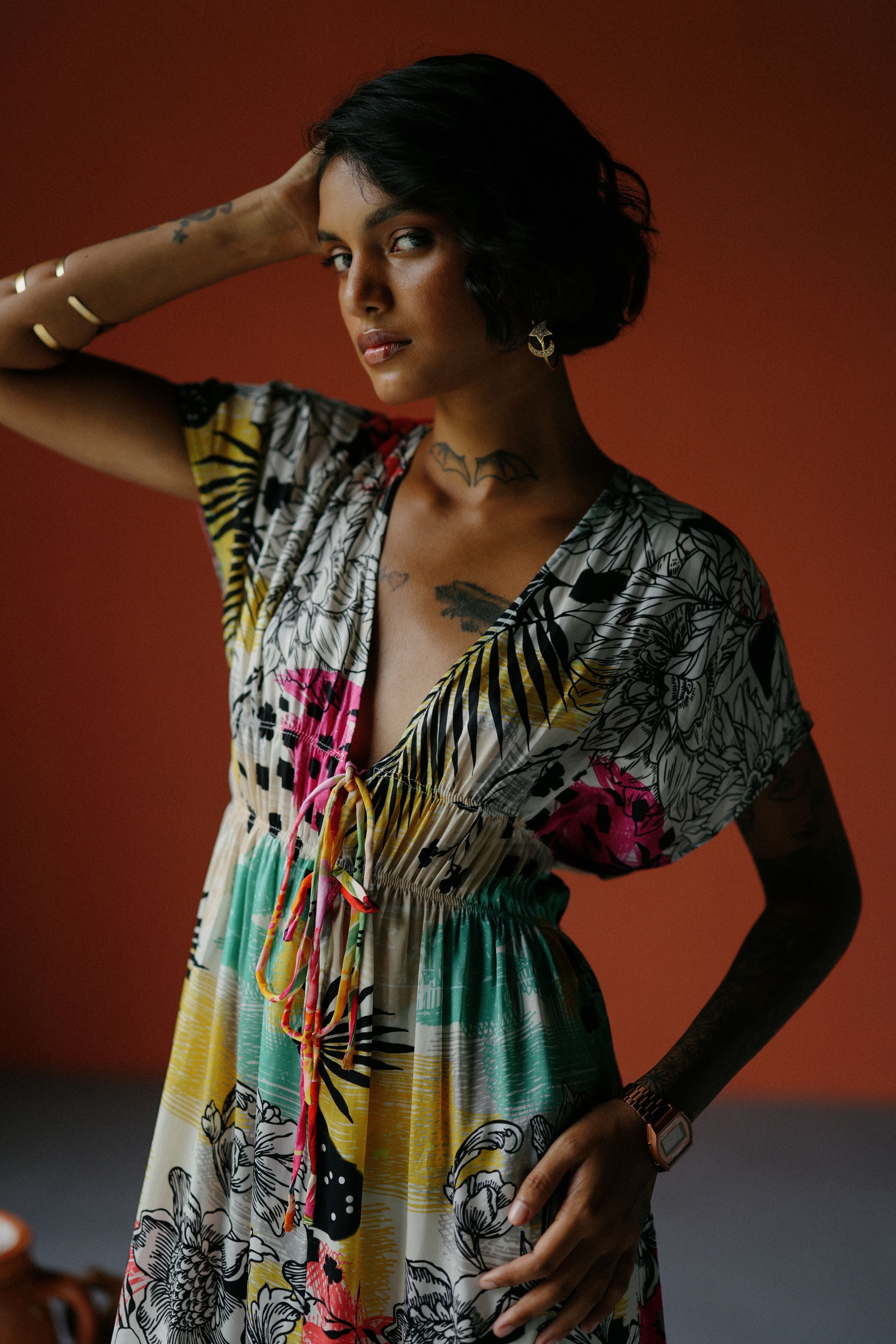 Drawstring Dress