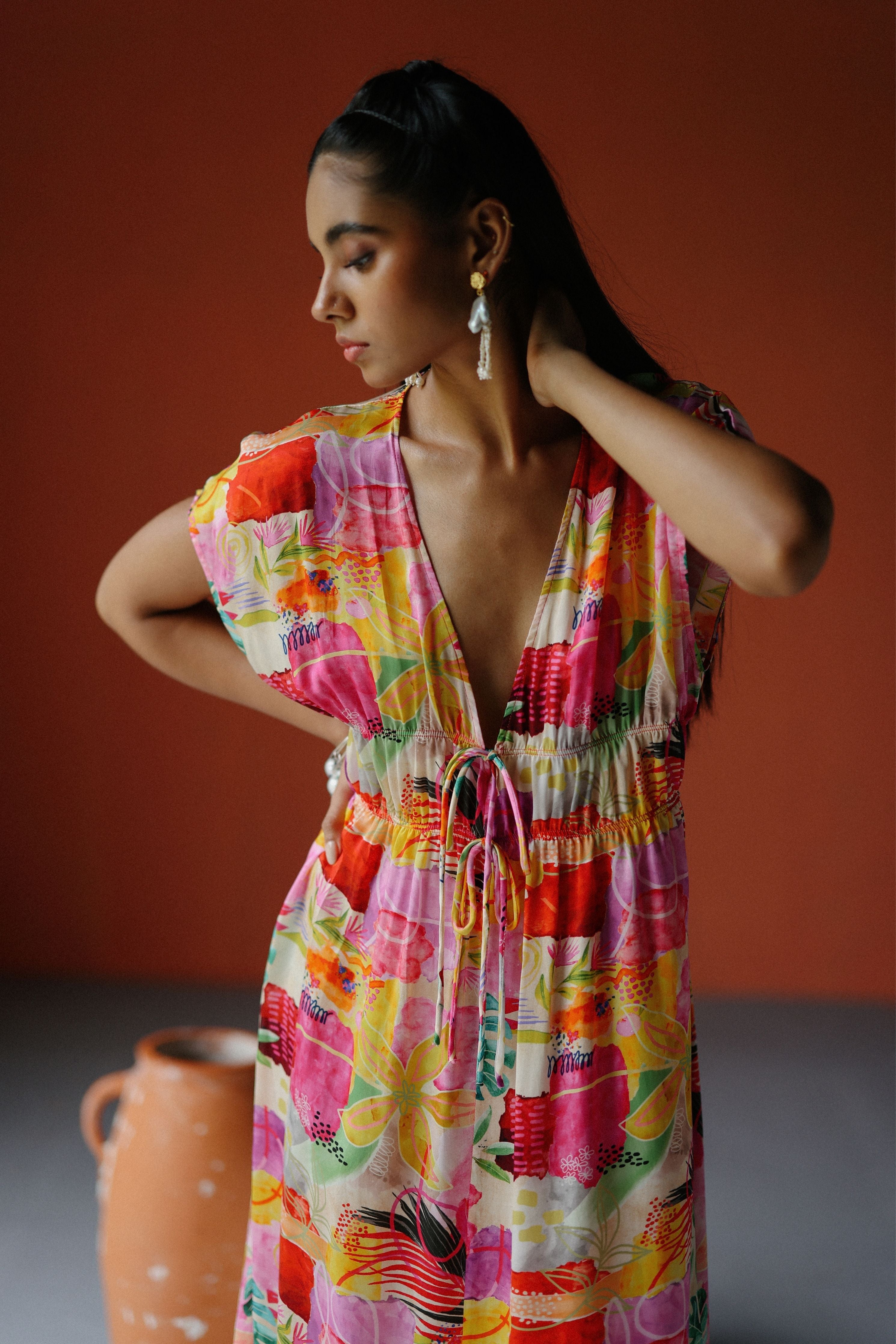 Drawstring Dress