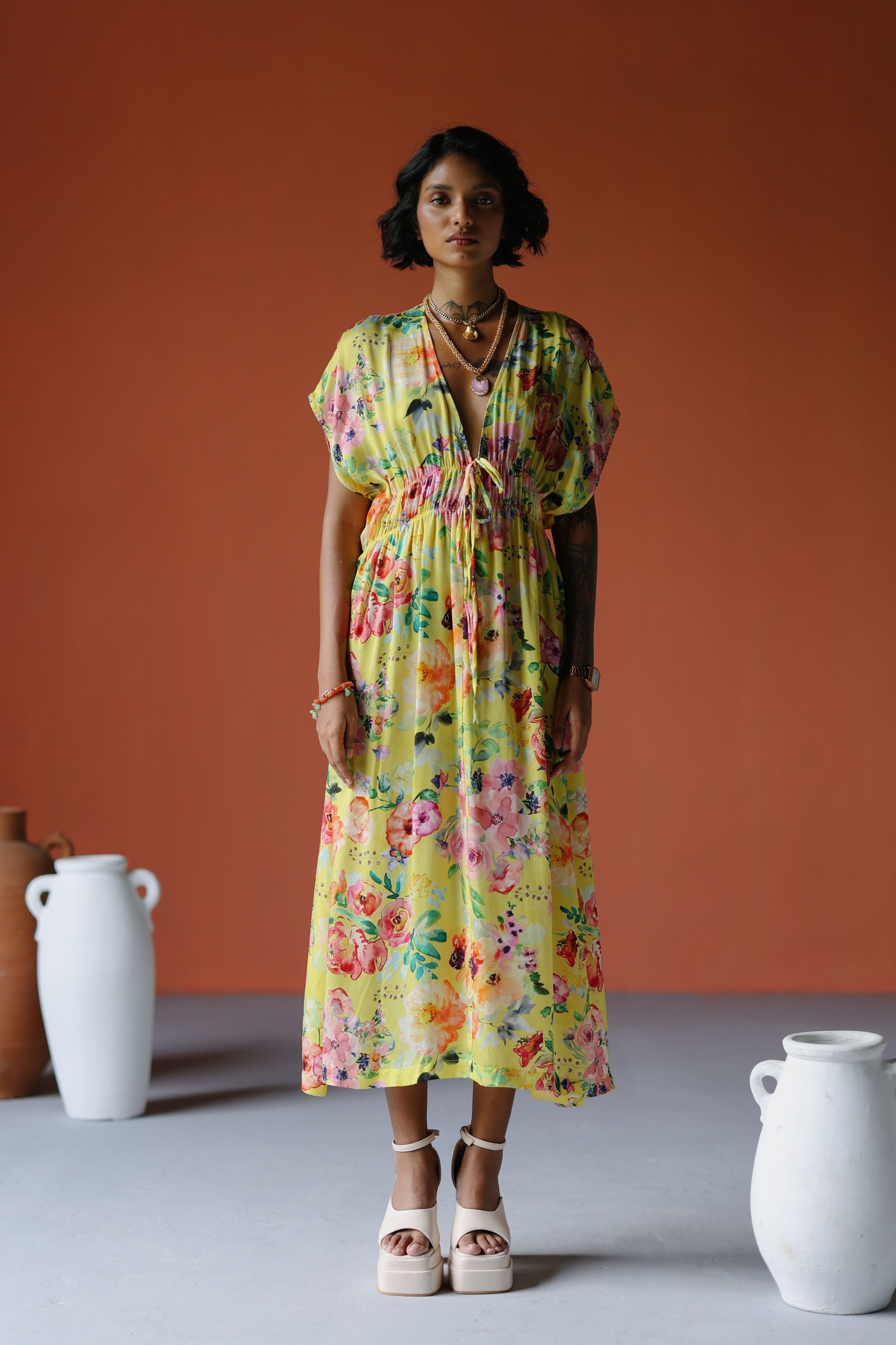 Drawstring Dress