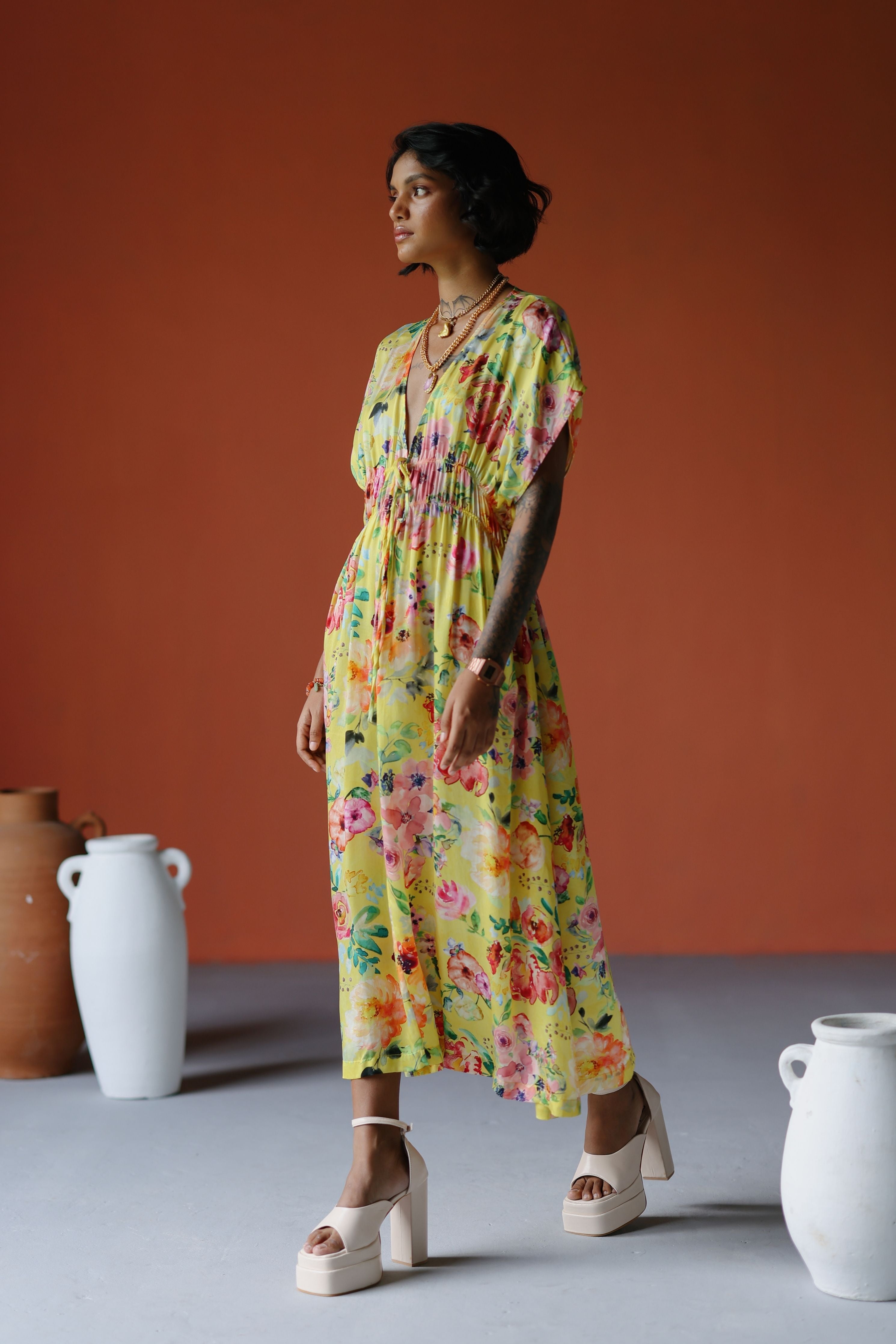 Drawstring Dress