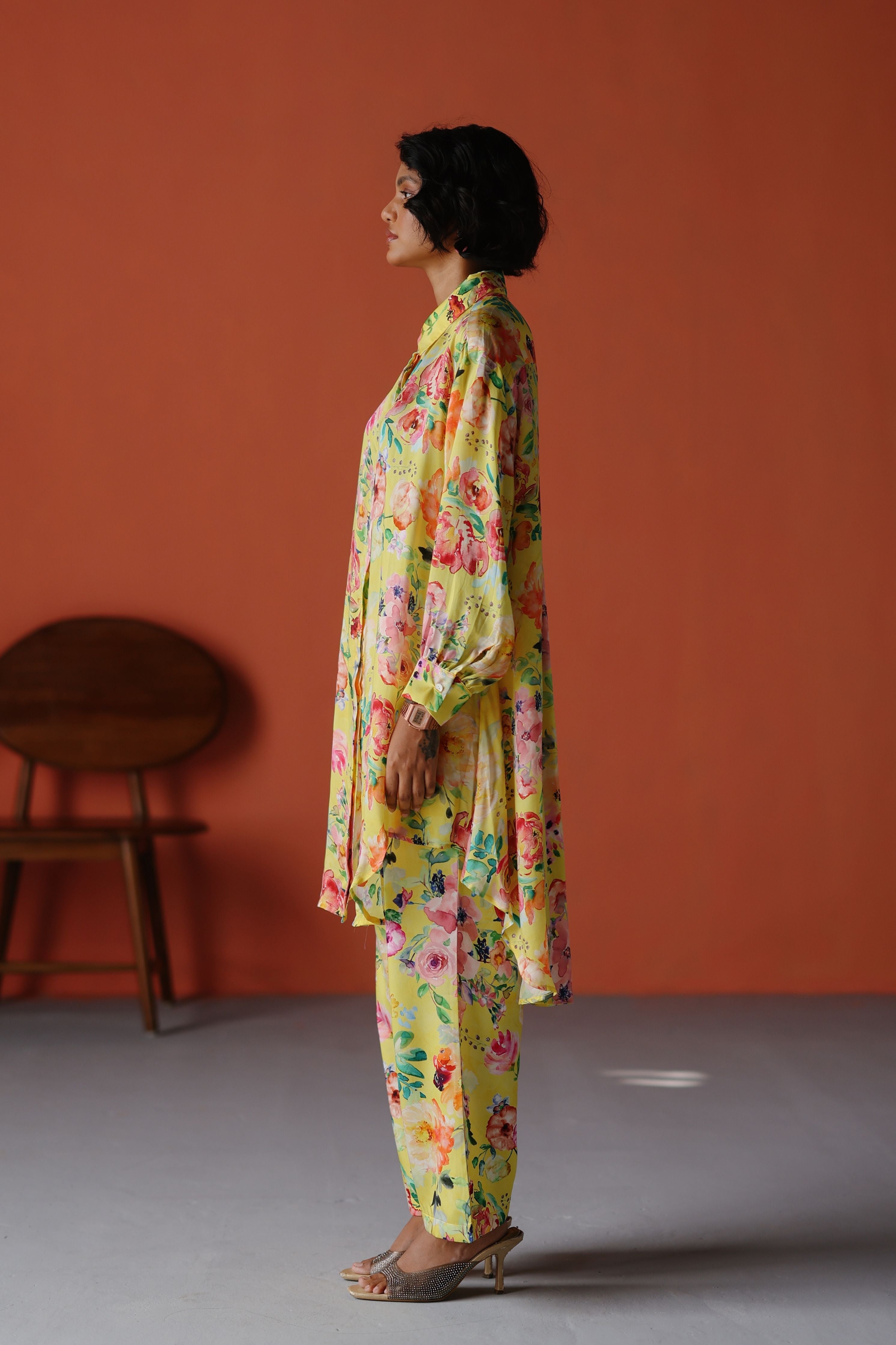 Yellow Indie Co-Ordinated Set