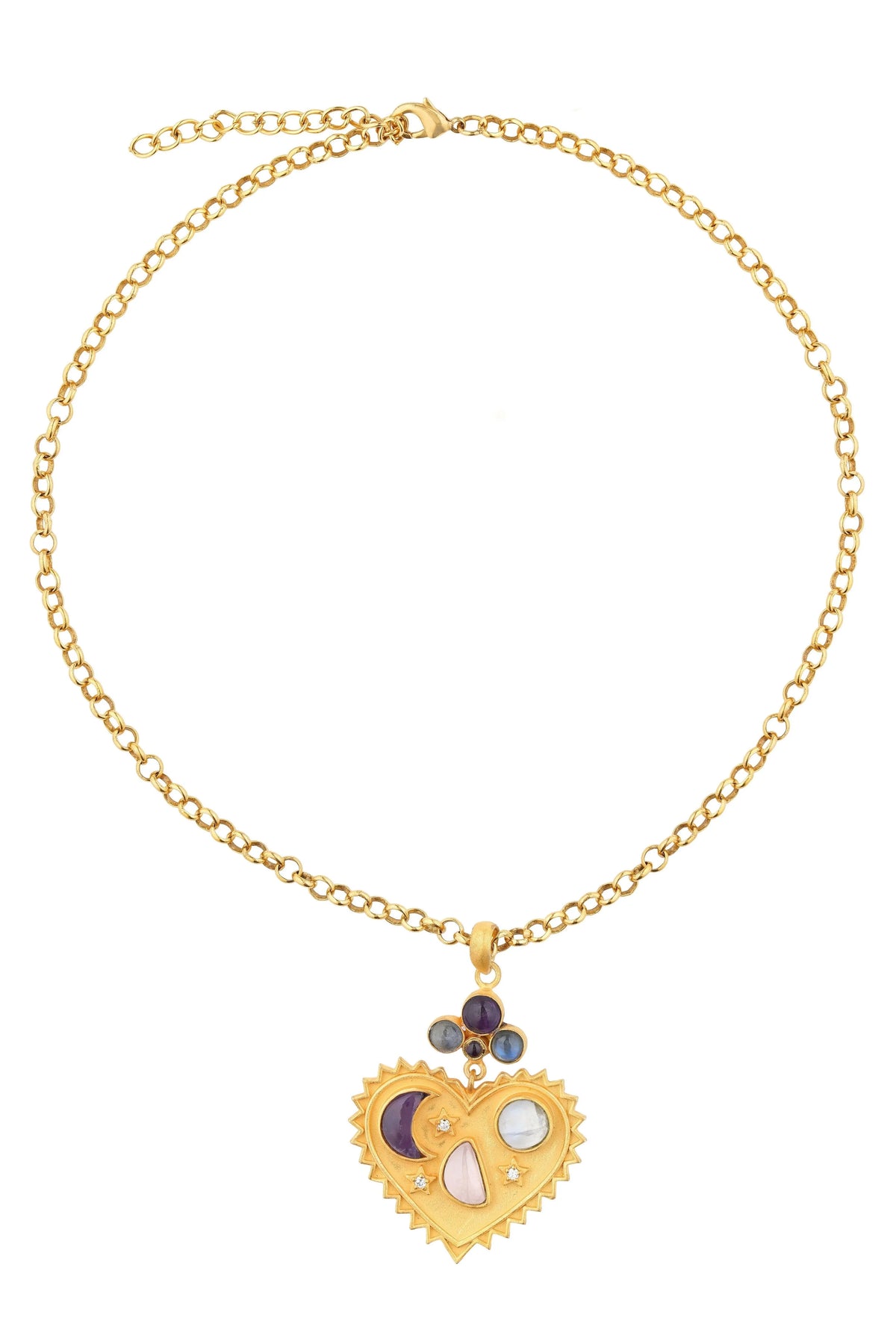 Moonlit Heart Necklace