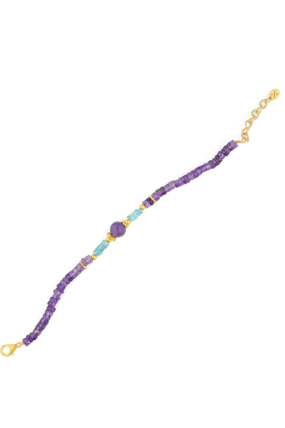 Inner Tide Bracelet (Amethyst And Apatite)
