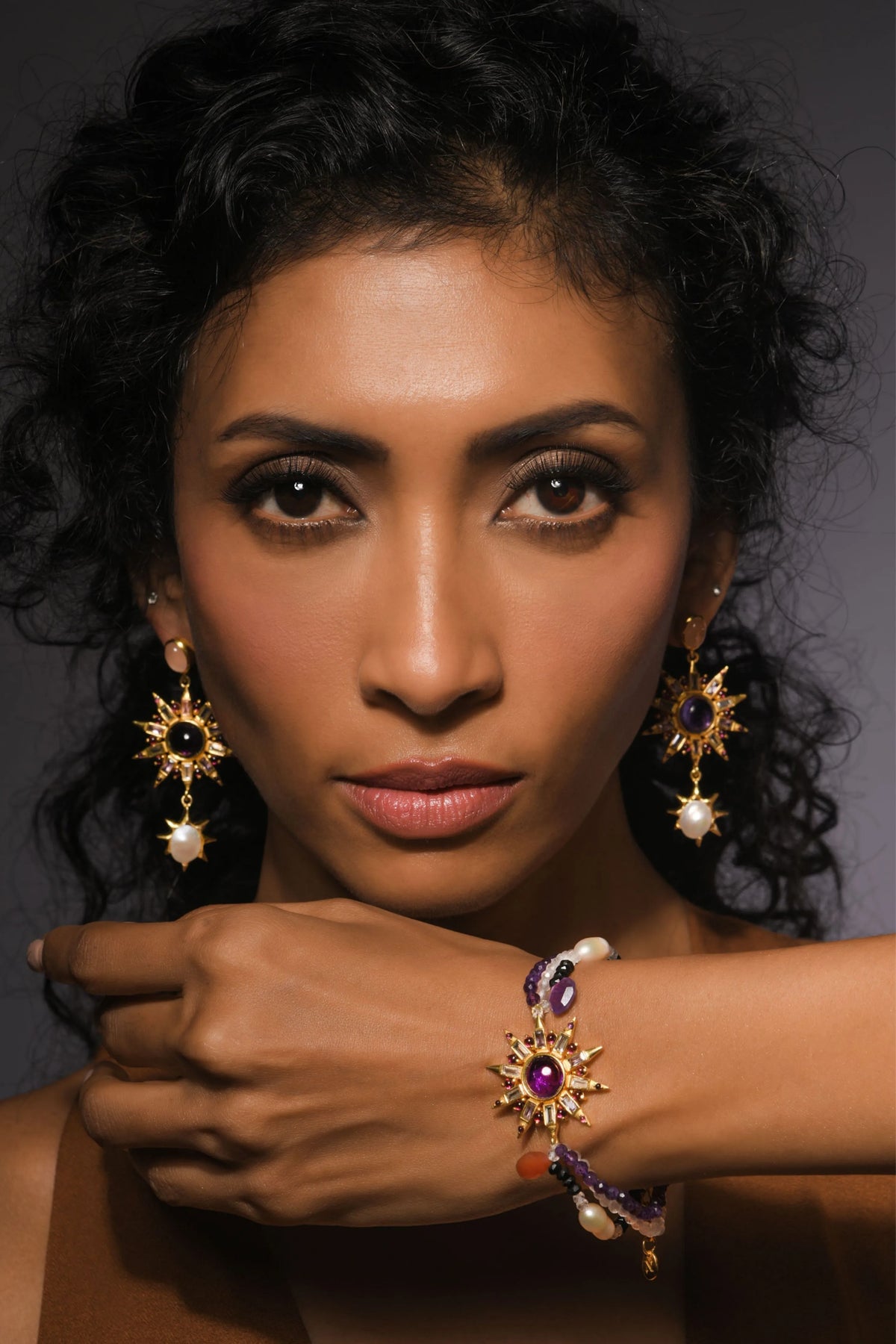 Violet Sovereign Earring