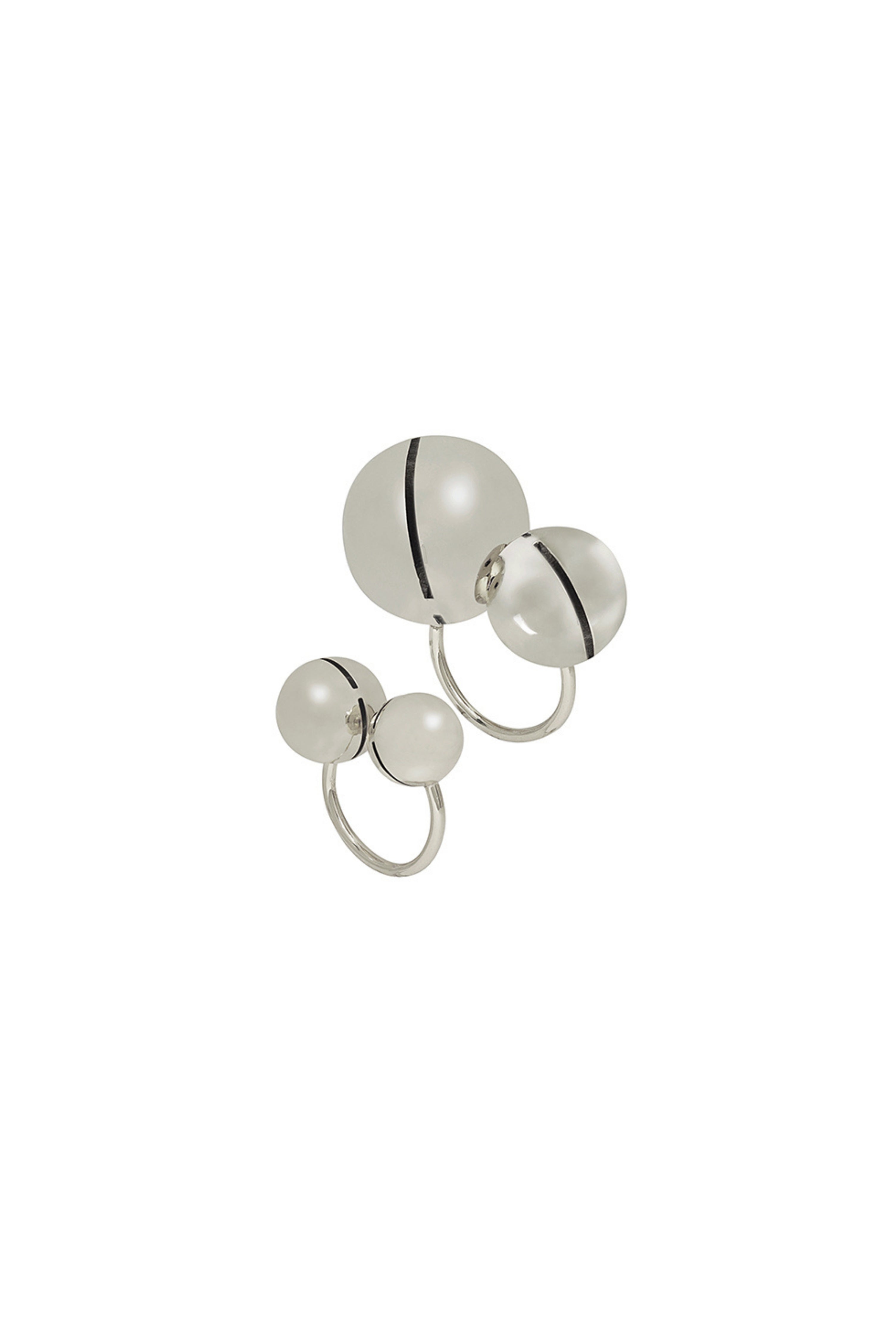 Silver Cannes Midi Rings
