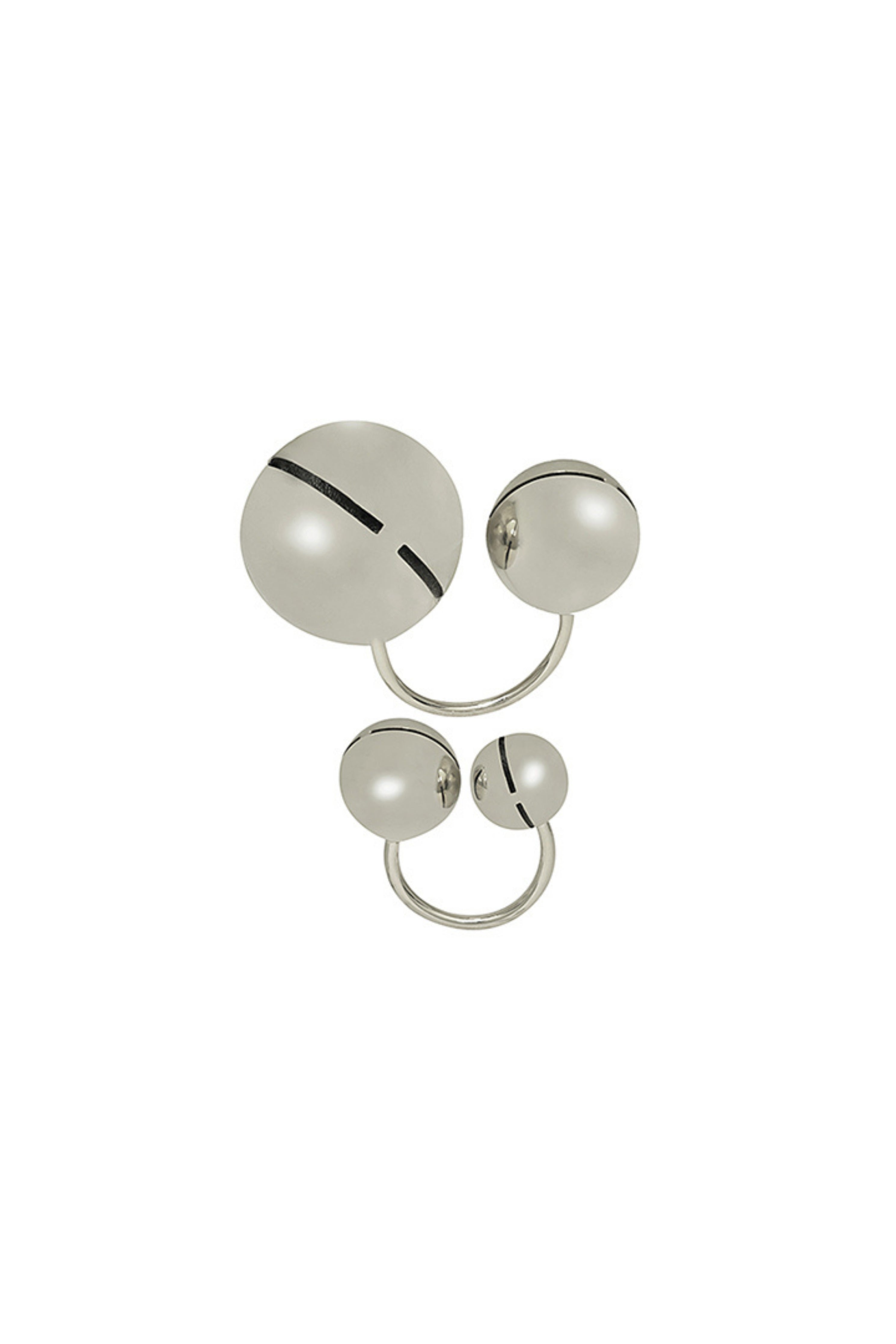 Silver Cannes Midi Rings