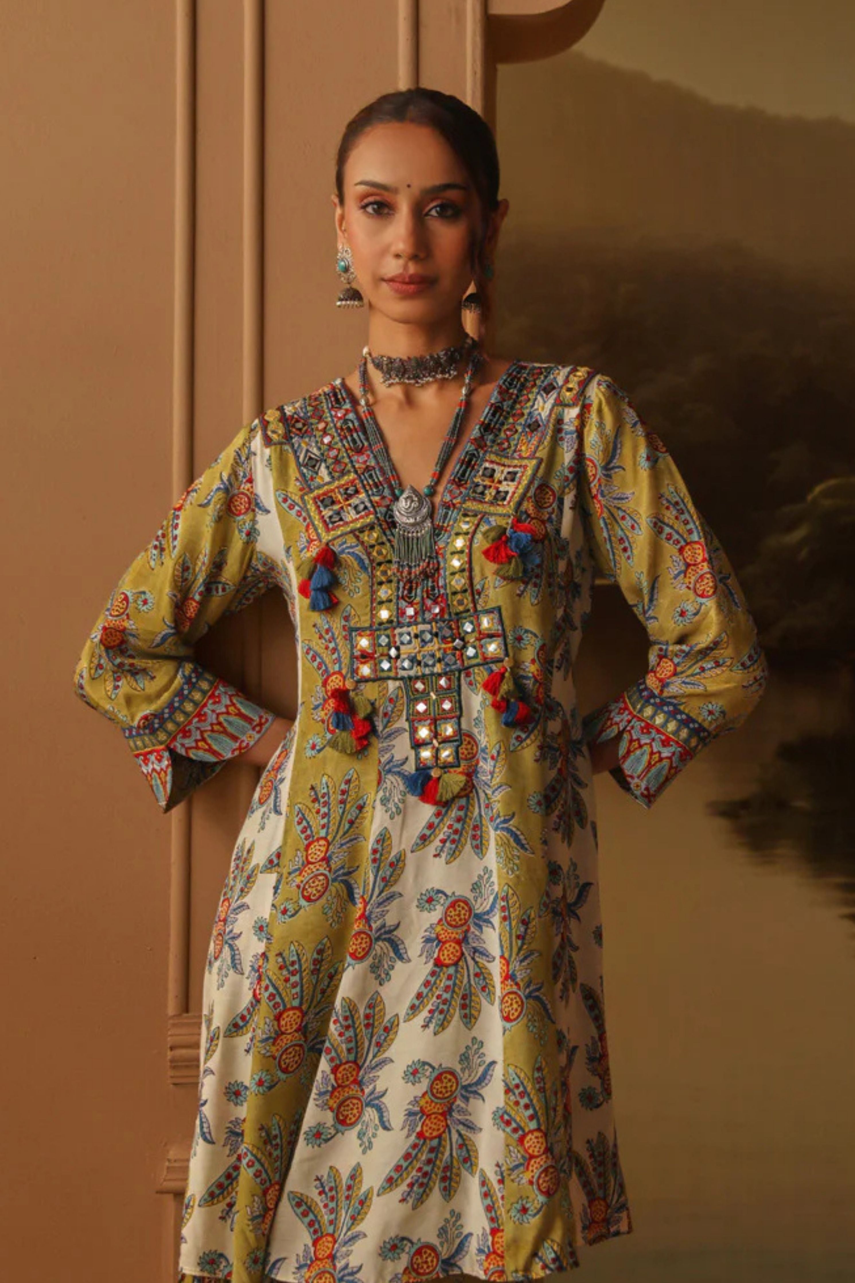 Nishaat Short Kalidaar Sharara Set