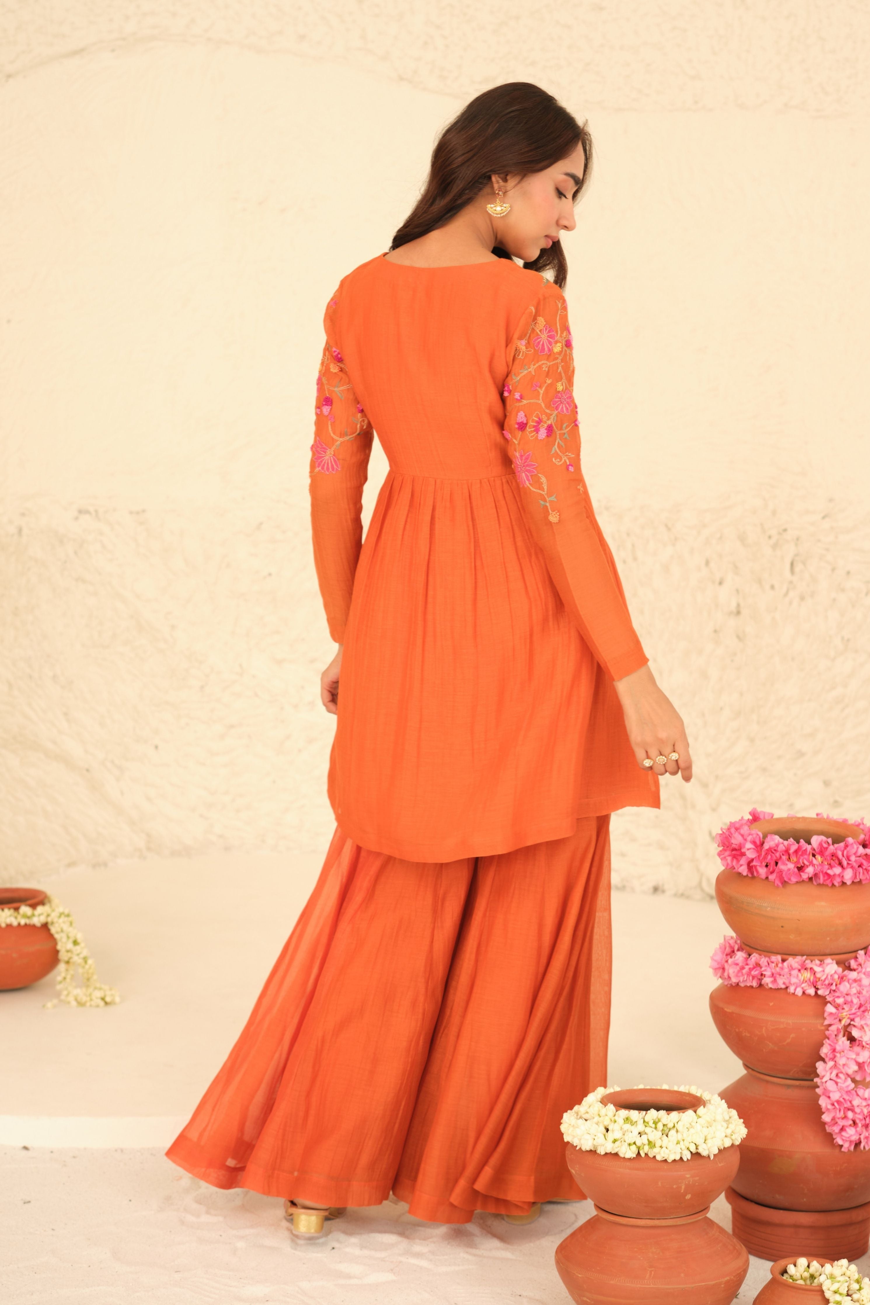 Niti Chanderi Kurta Set