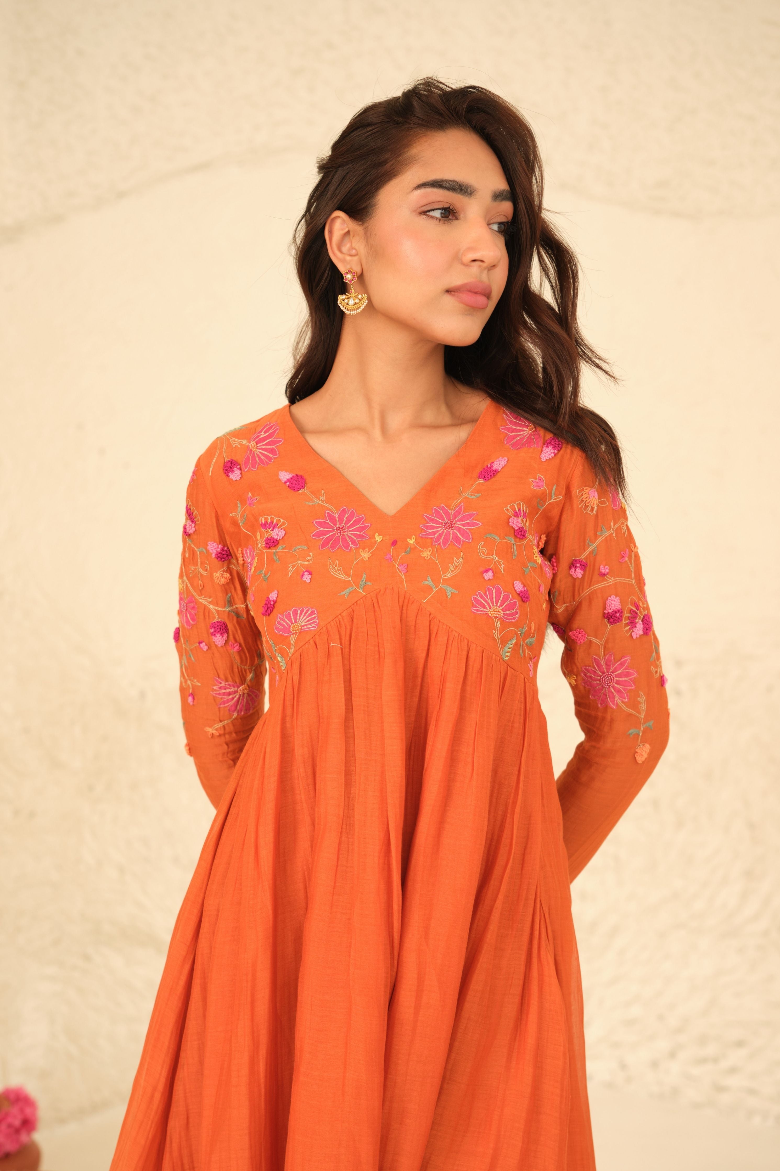 Niti Chanderi Kurta Set
