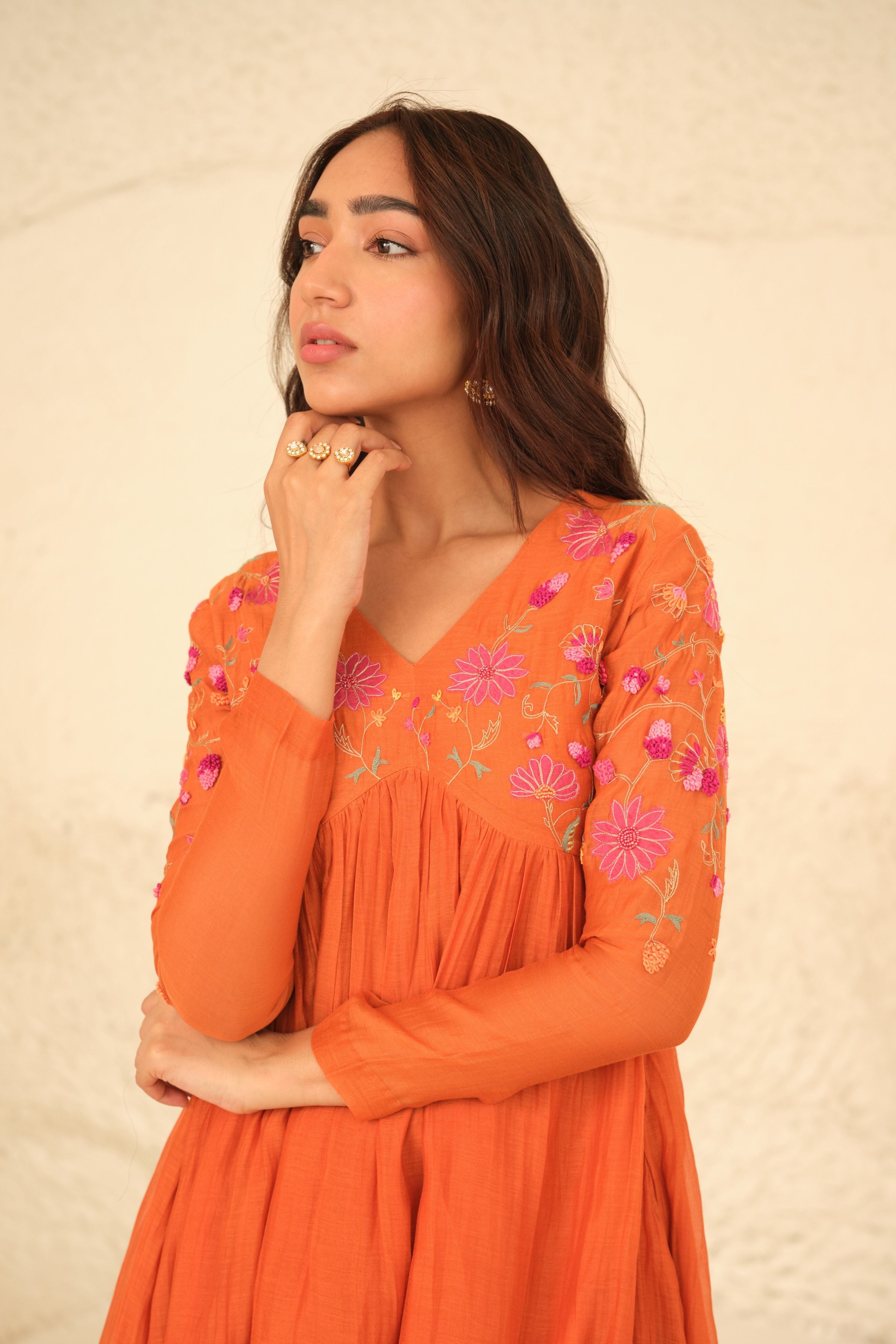 Niti Chanderi Kurta Set