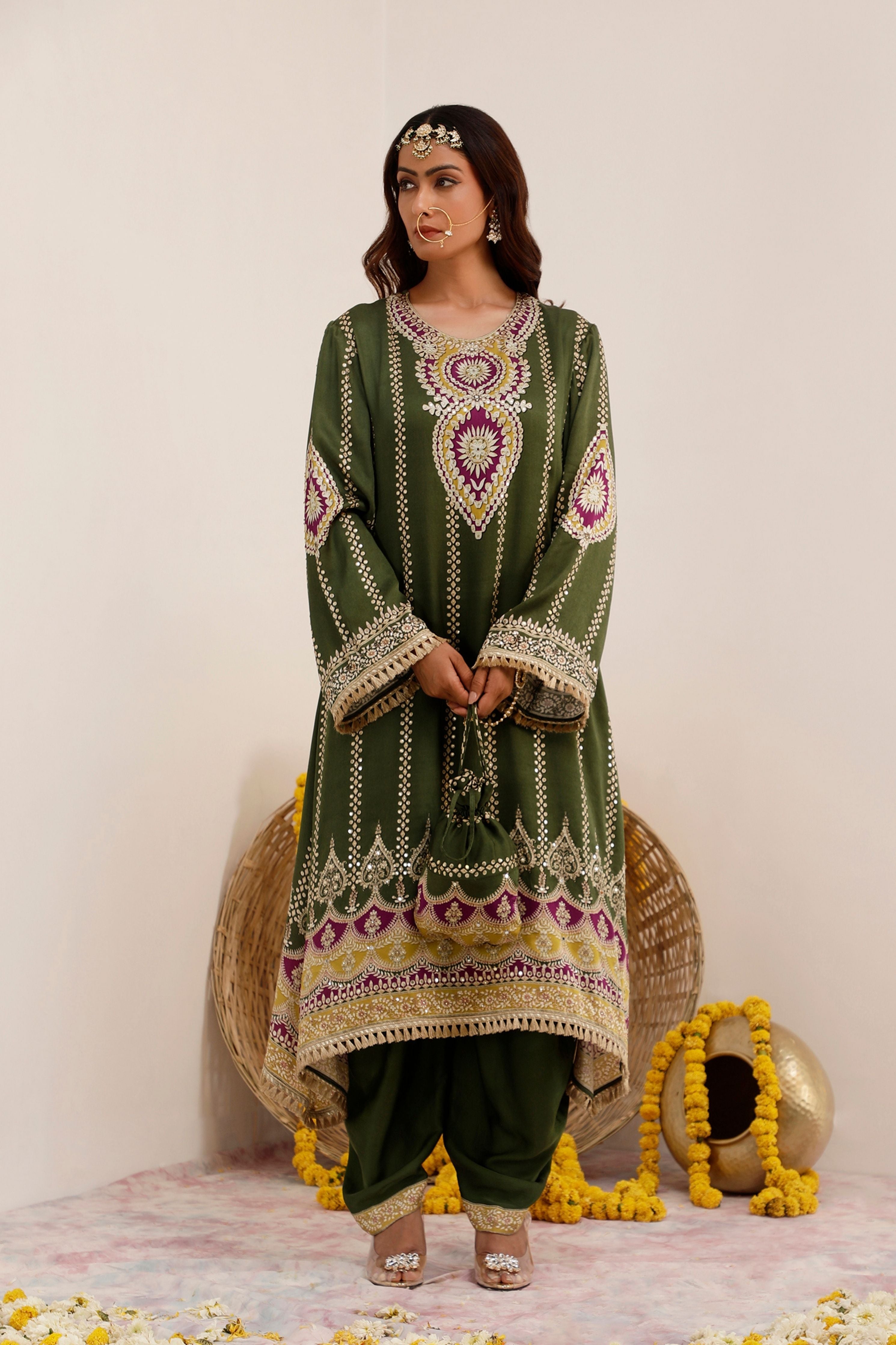 Noor A-line Kurta Set
