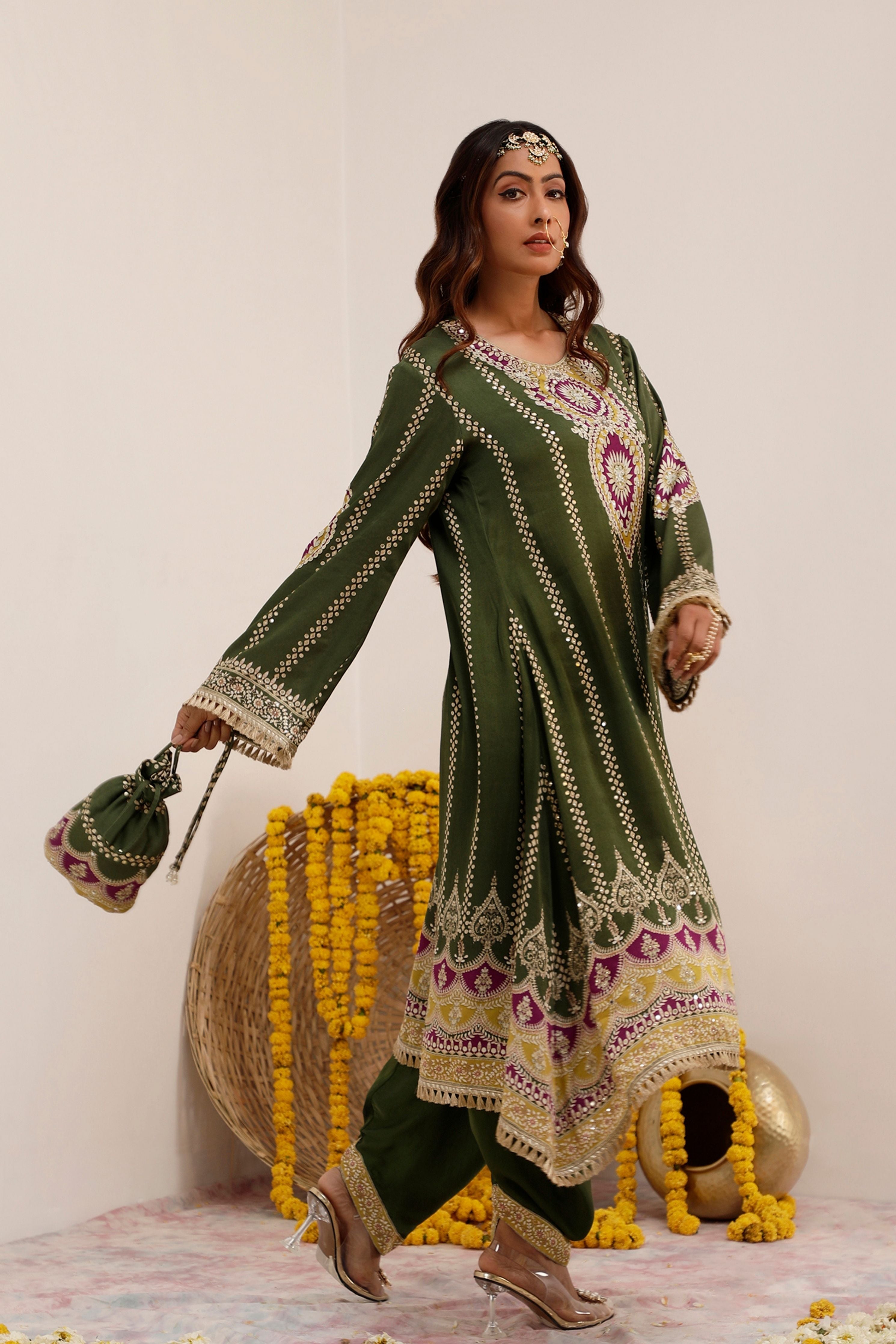 Noor A-line Kurta Set