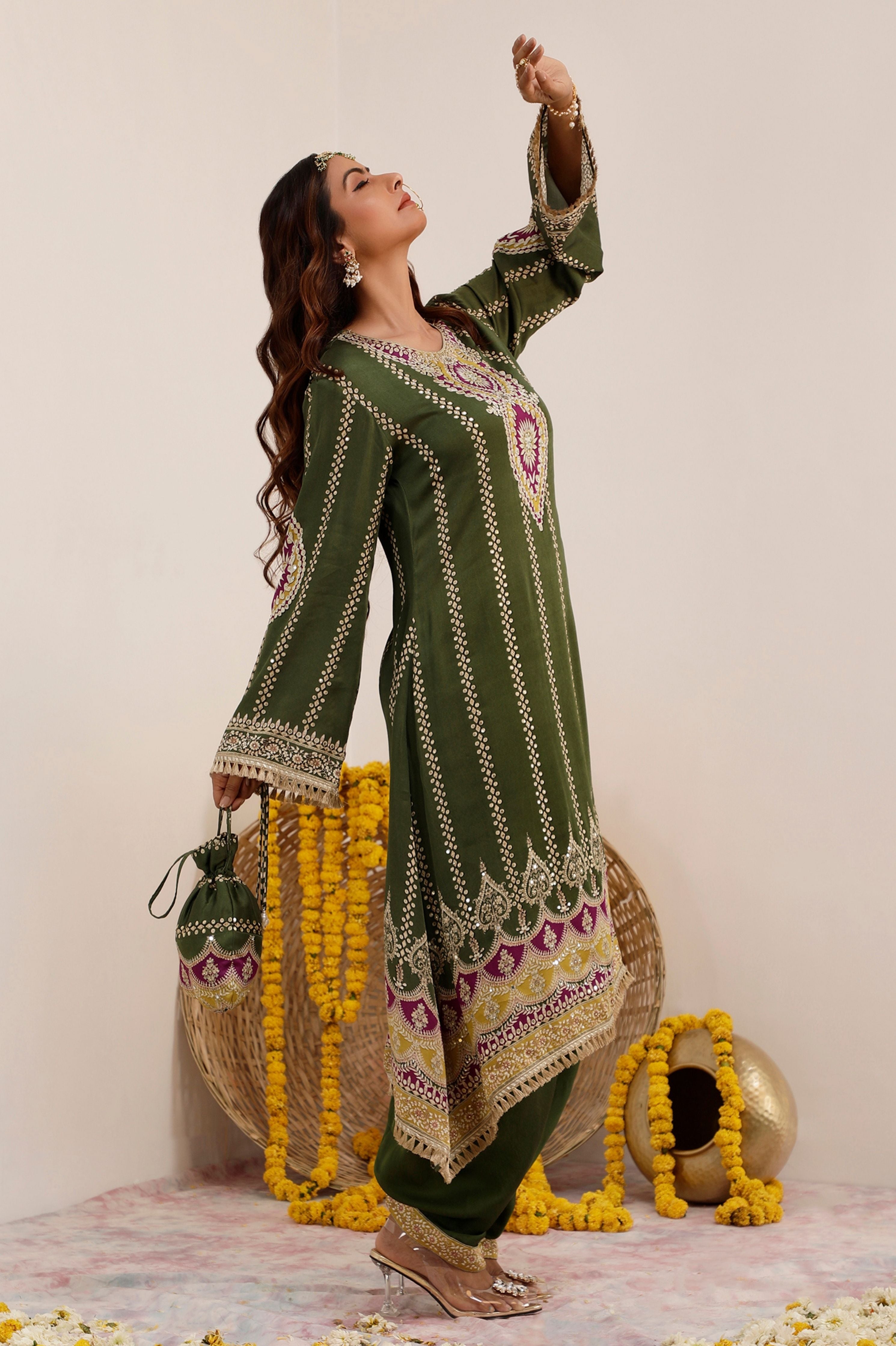 Noor A-line Kurta Set
