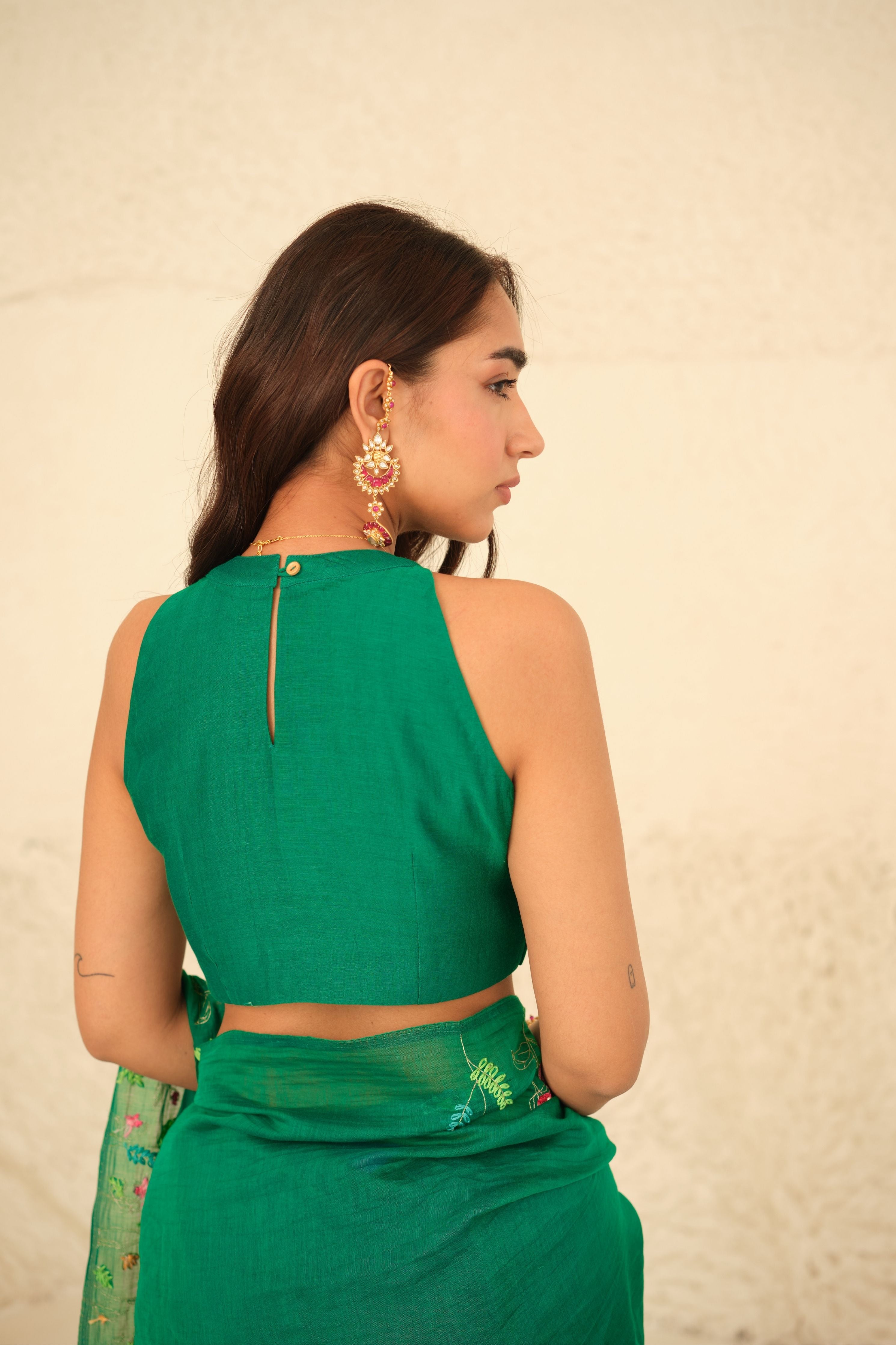 Numani Chanderi Sari