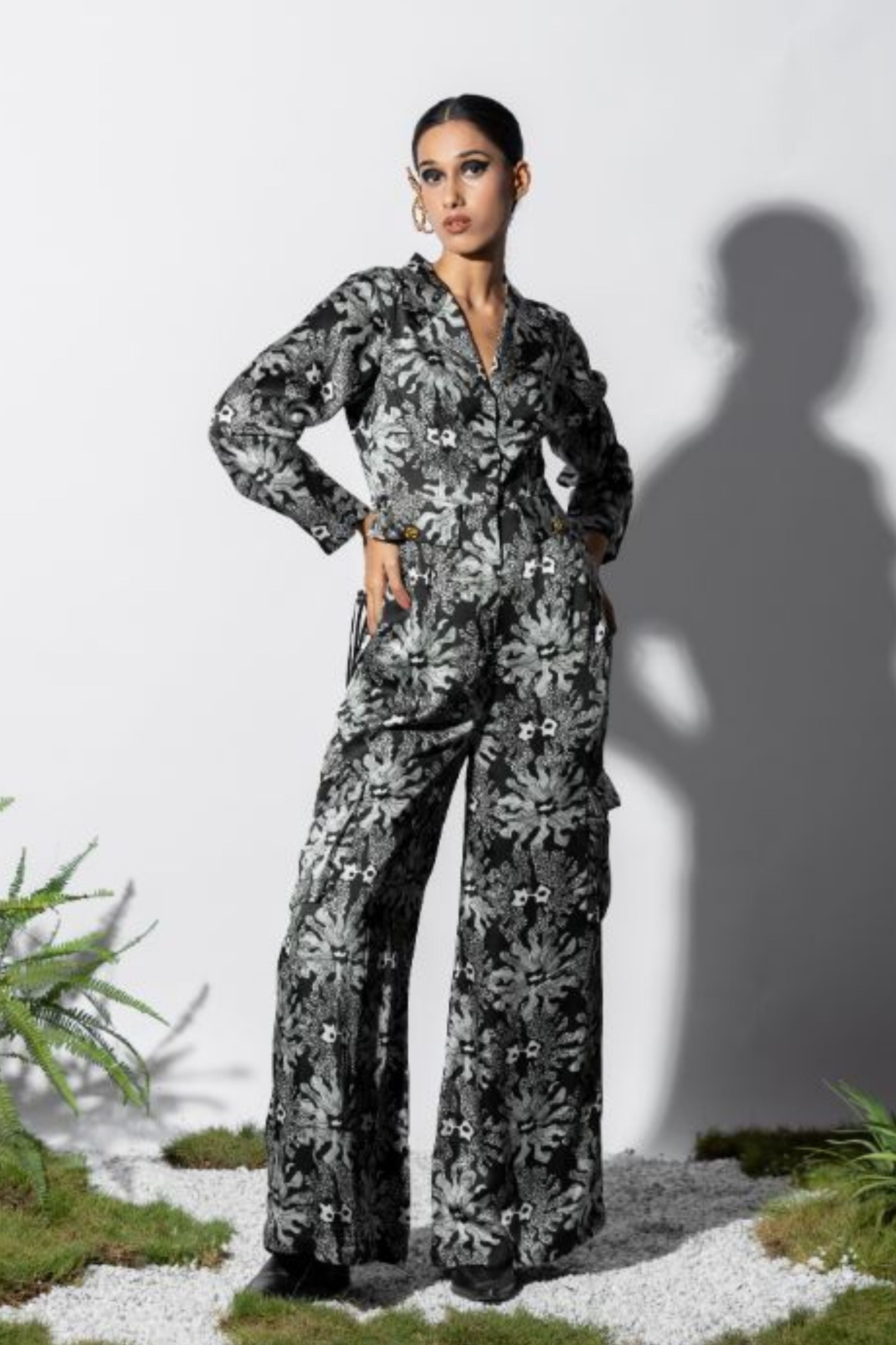 Oar Printed Jumpsuit